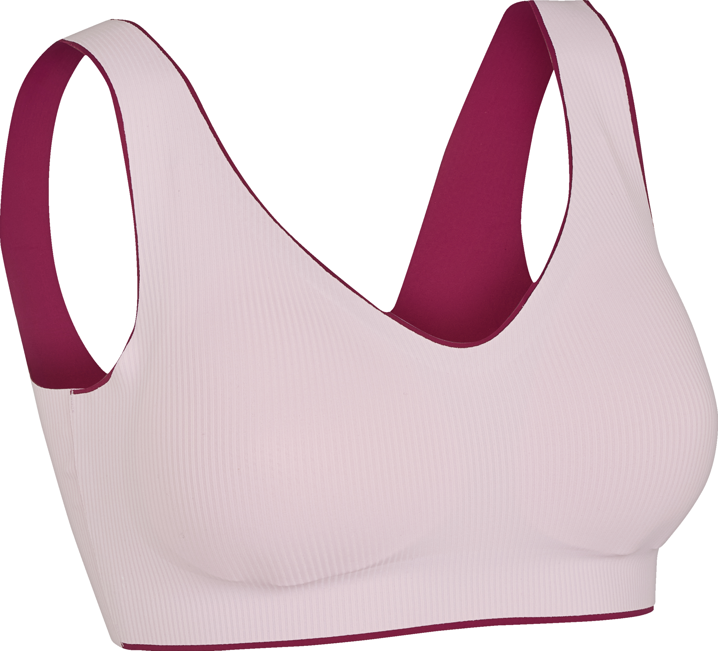 Soft-Bustier rosa/beere Gr. M