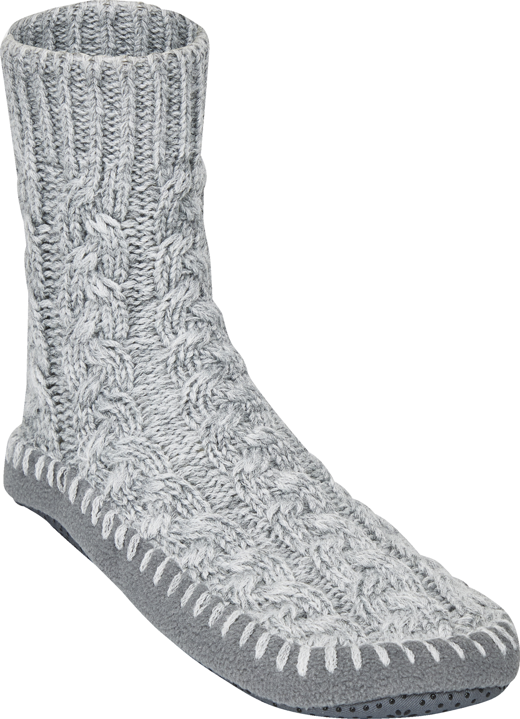 IDEENWELT Hausschuhsocken grau Gr. 41/42