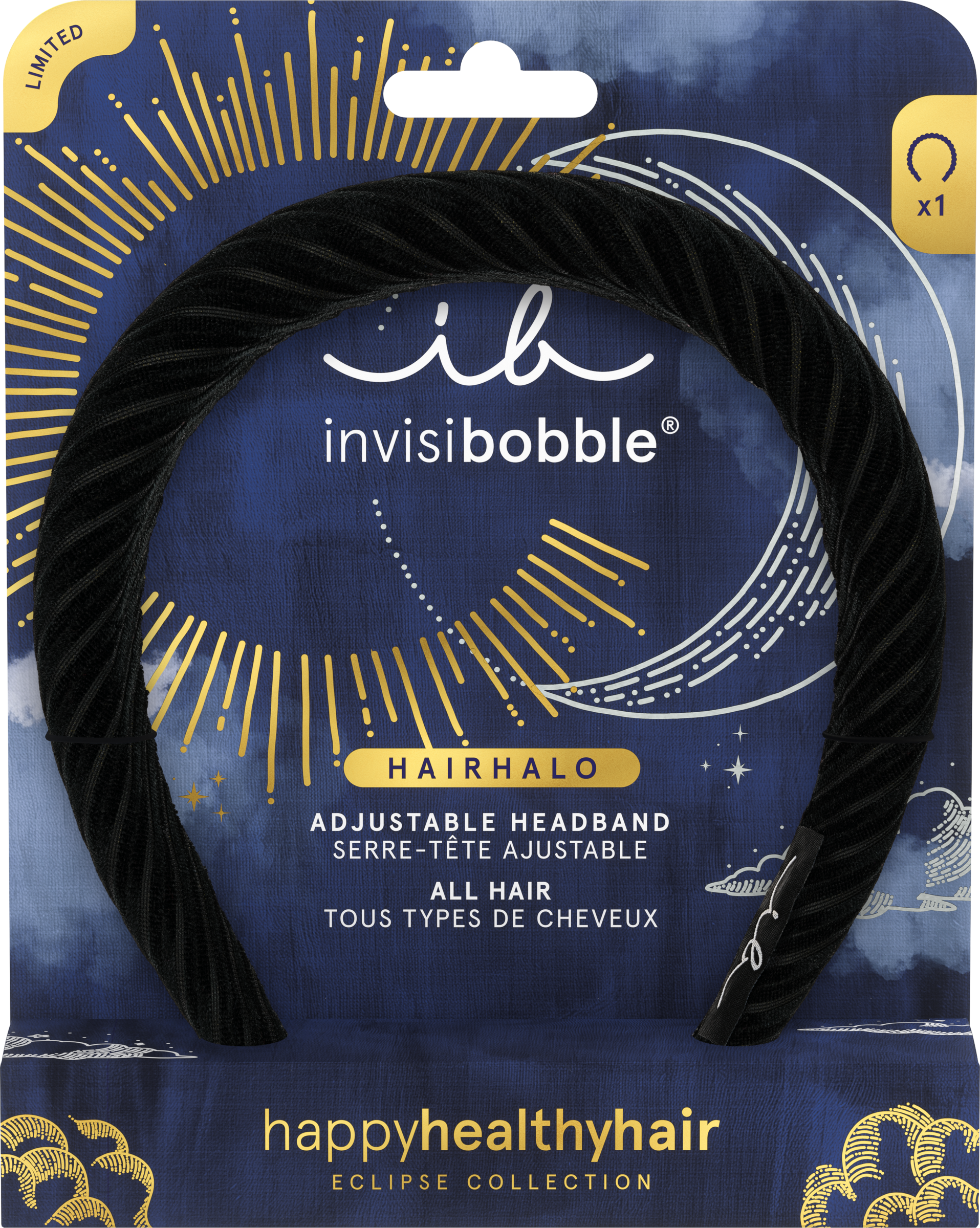 invisibobble® HAIRHALO Eclipse Midnight Ring