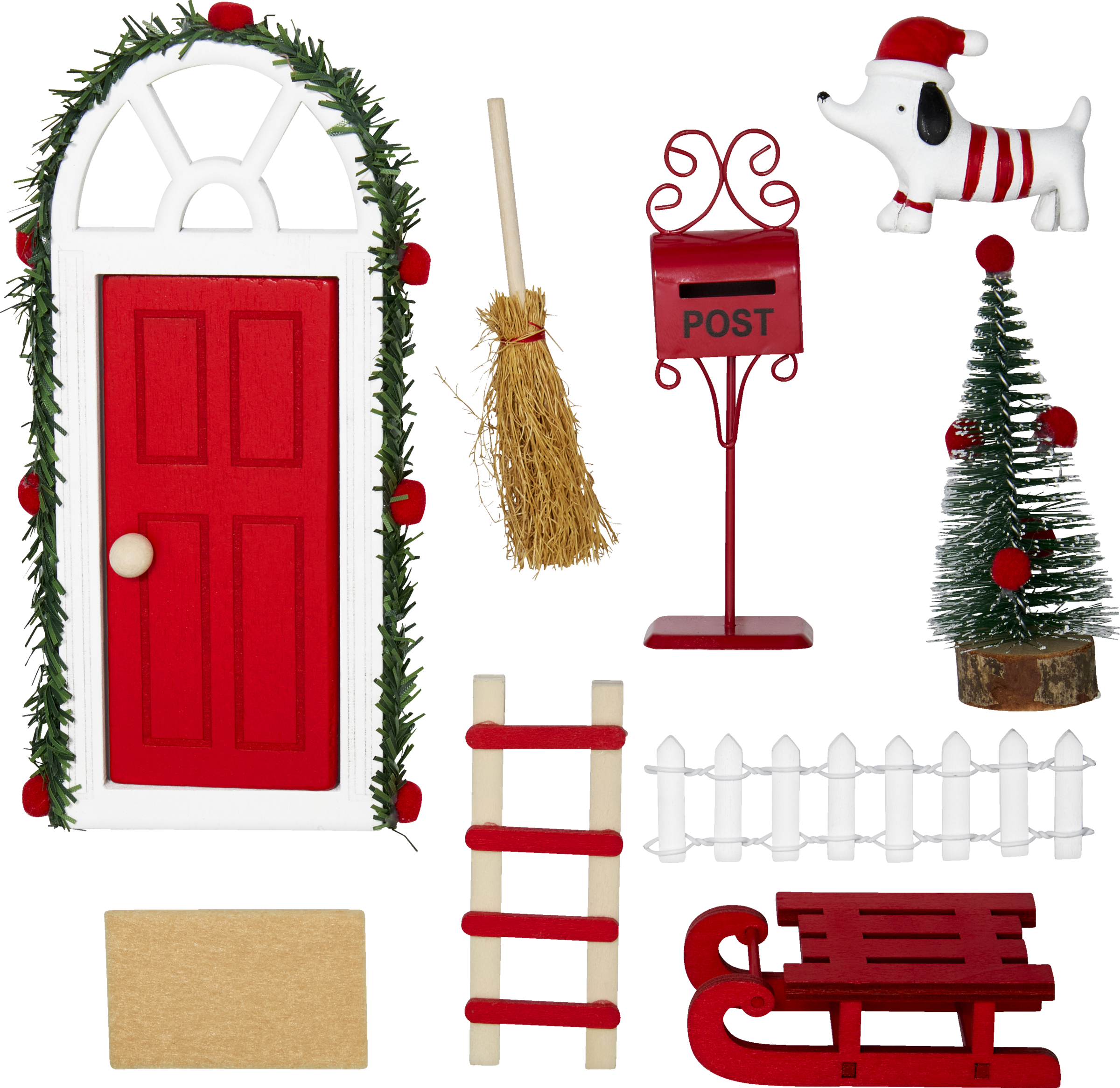 IDEENWELT Wichteltür Tierische Weihnachten