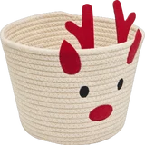 Aufbewahrungskorb Elch creme