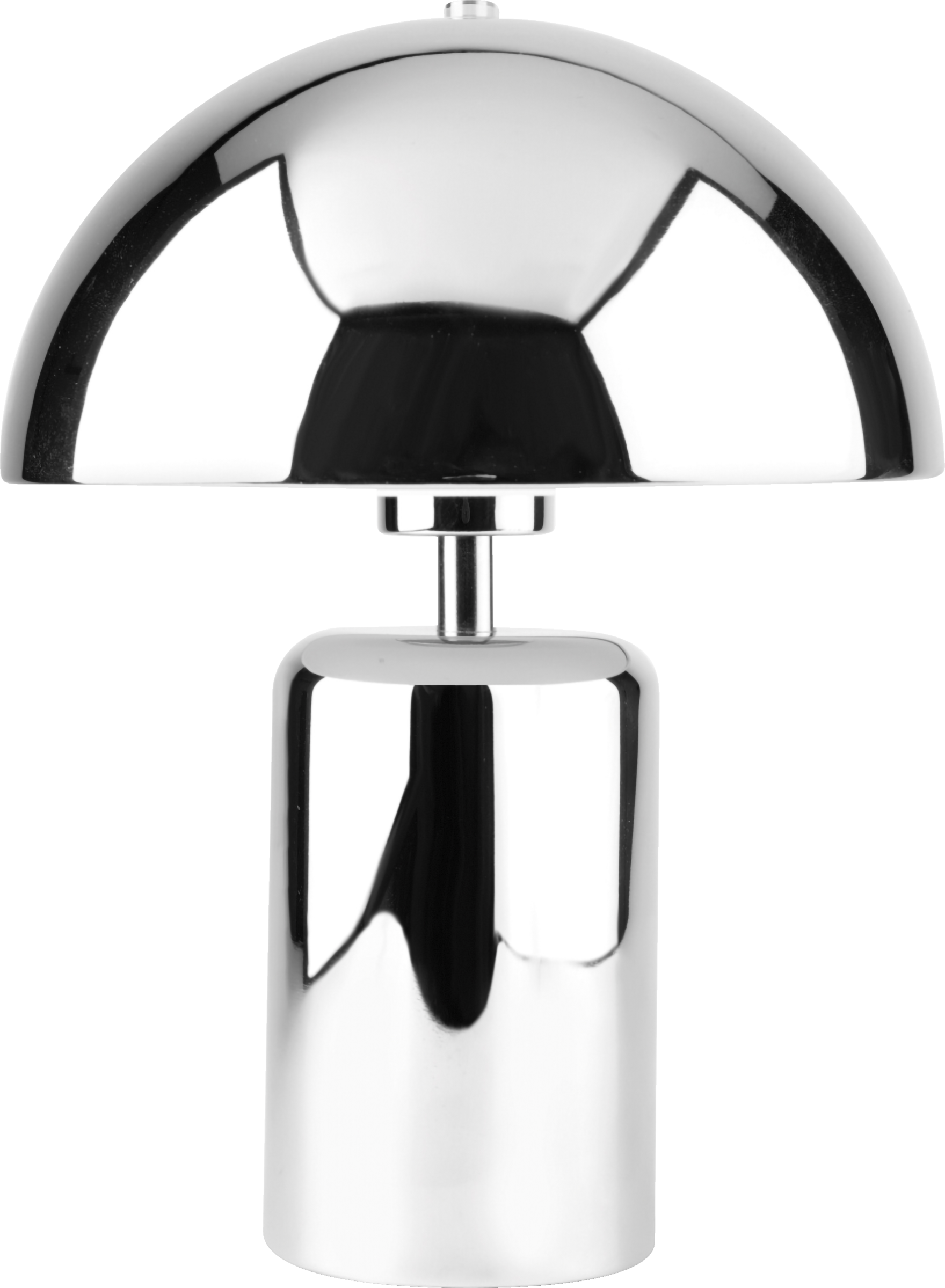 IDEENWELT Akku-Tischleuchte chrome