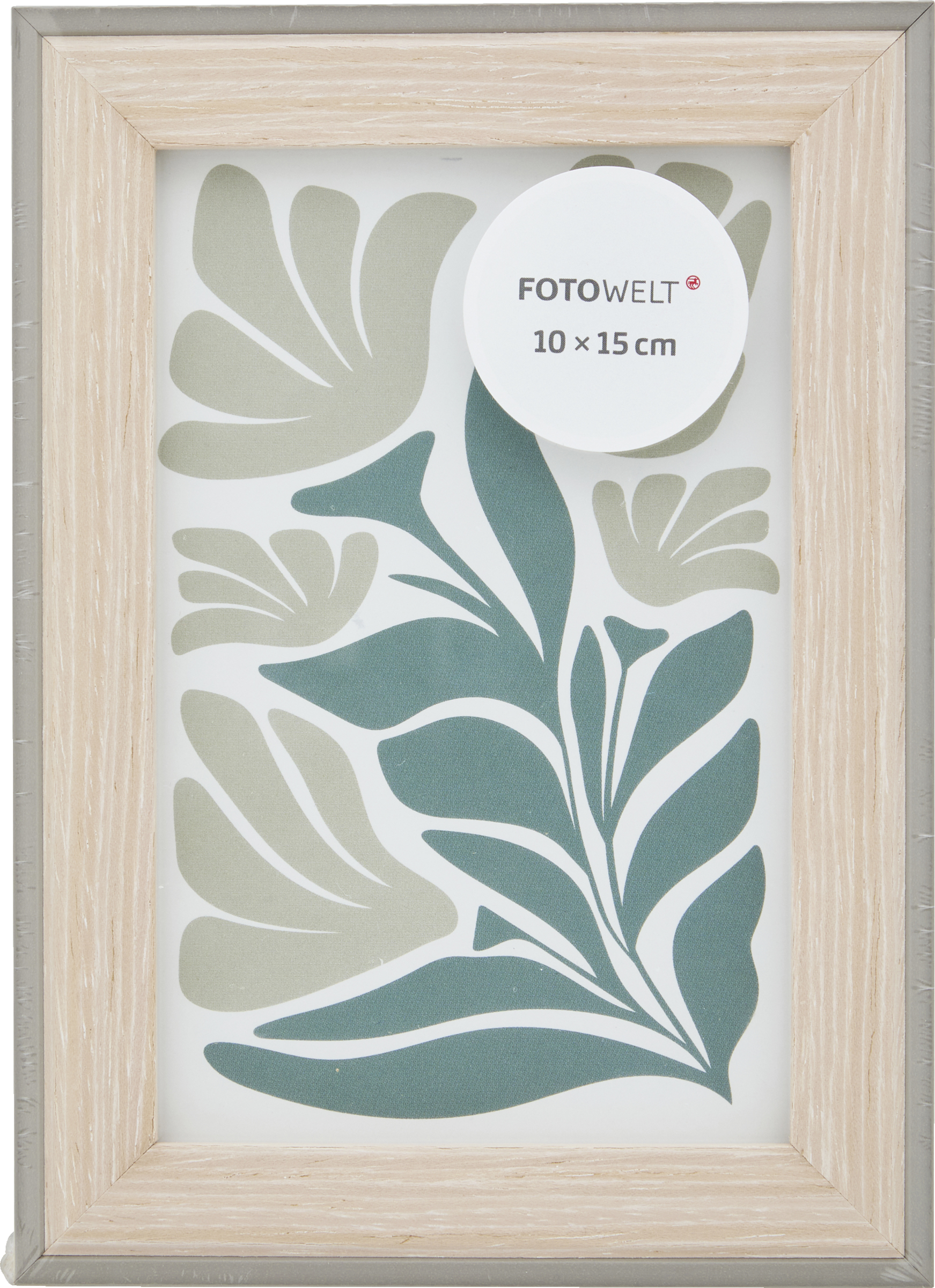 Fotowelt FSC HOLZRAHMEN GRAU 10X15CM
