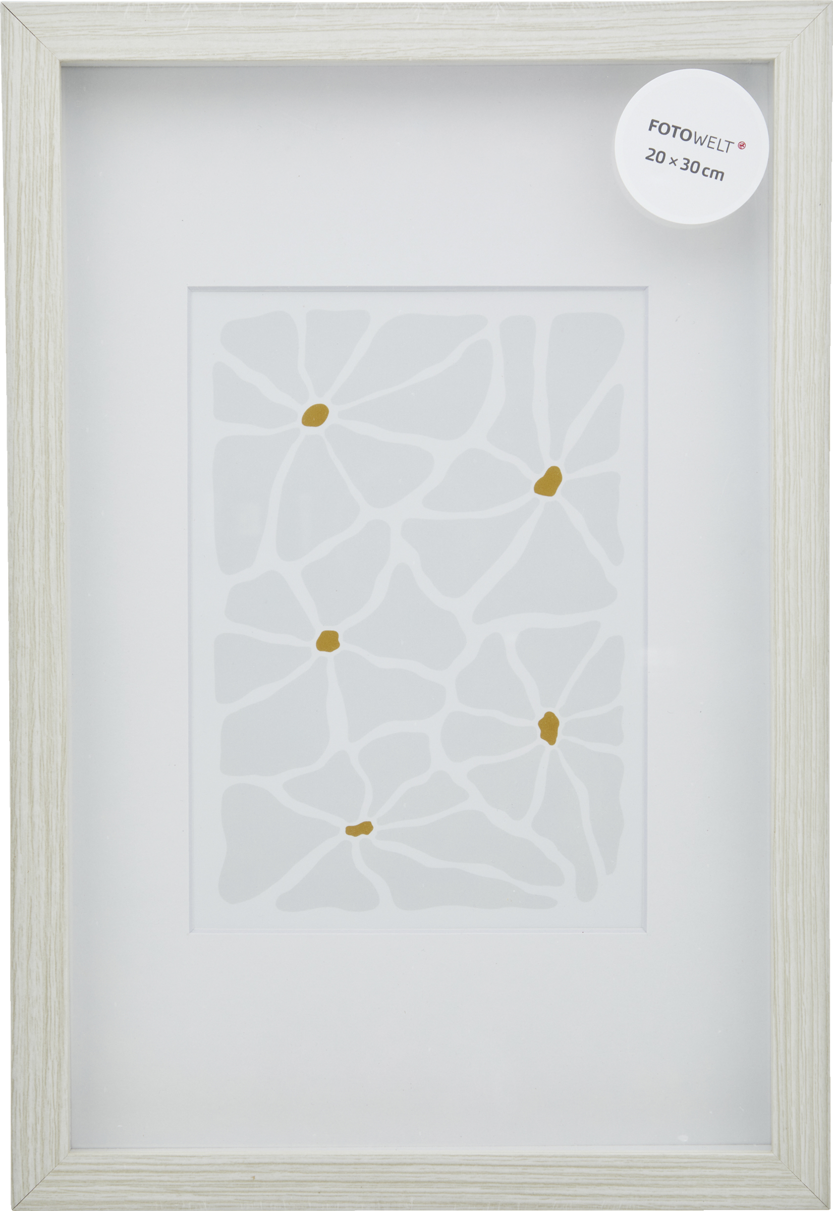 Fotowelt MDF KLASSISCH WEISS 20X30 CM