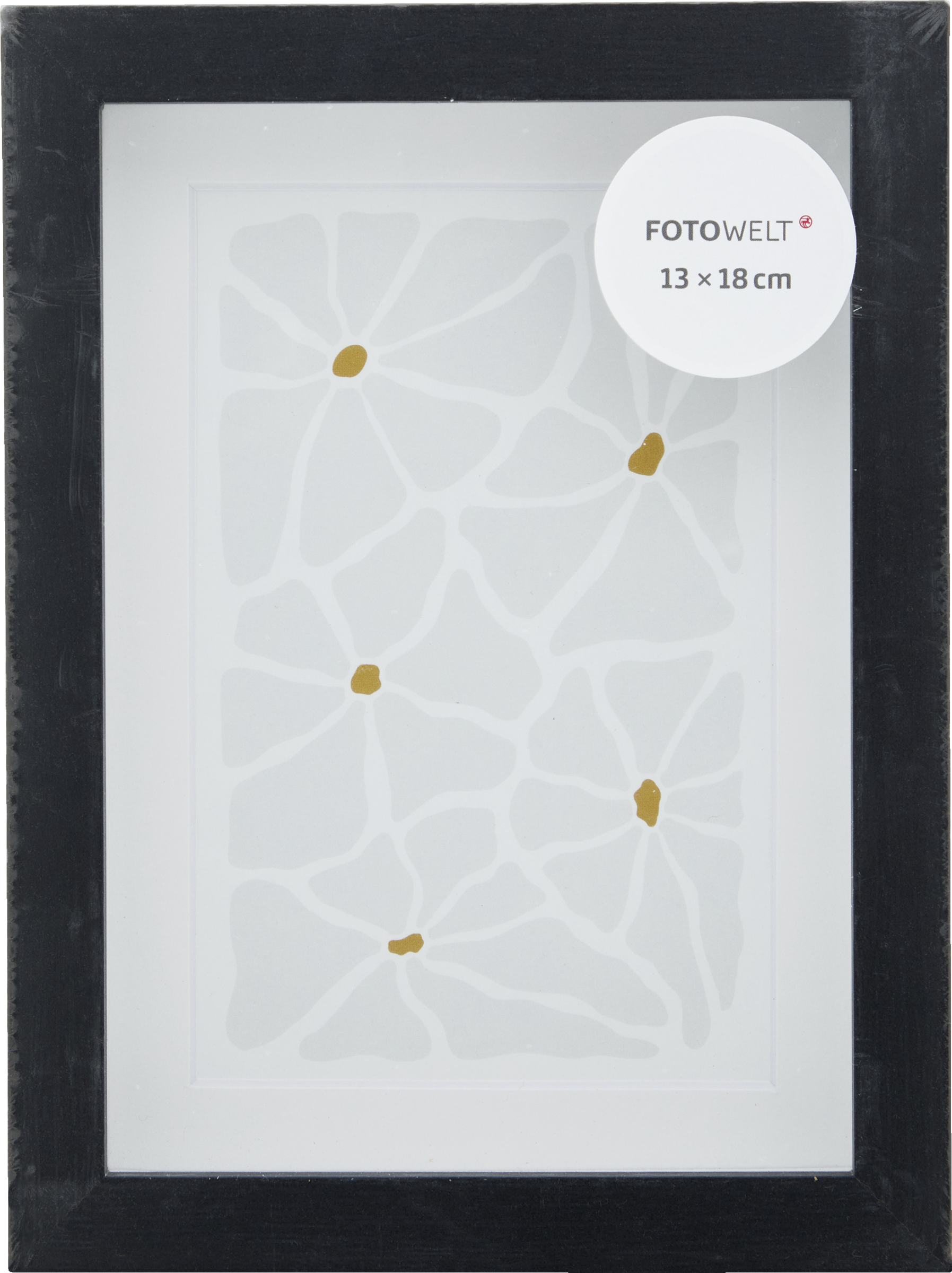 Fotowelt MDF KLASSISCH SCHWARZ 13X18 CM