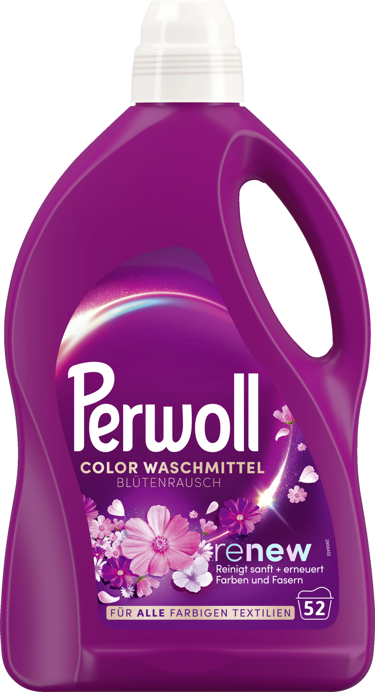 Perwoll Renew Colorwaschmittel Flüssig Blütenrausch Großpackung 52 WL