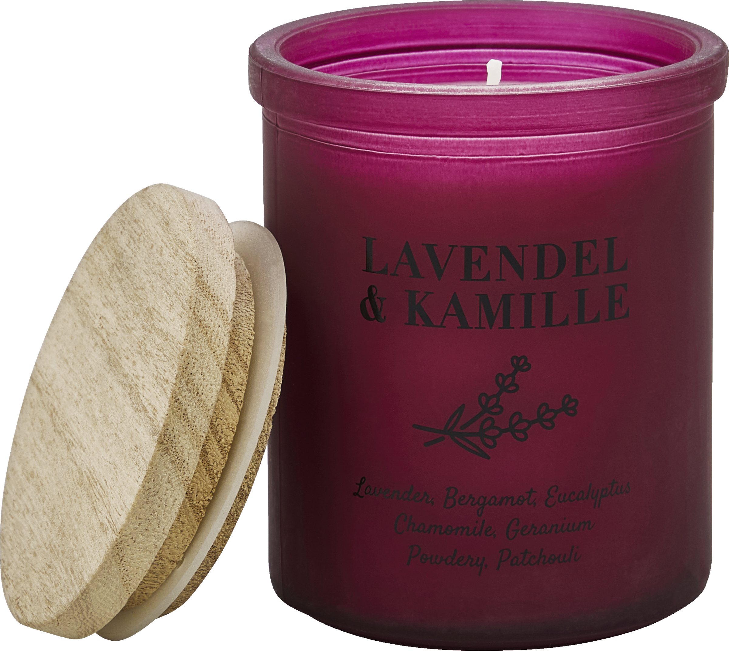 Aromatherapie Kerze Lavendel & Kamille