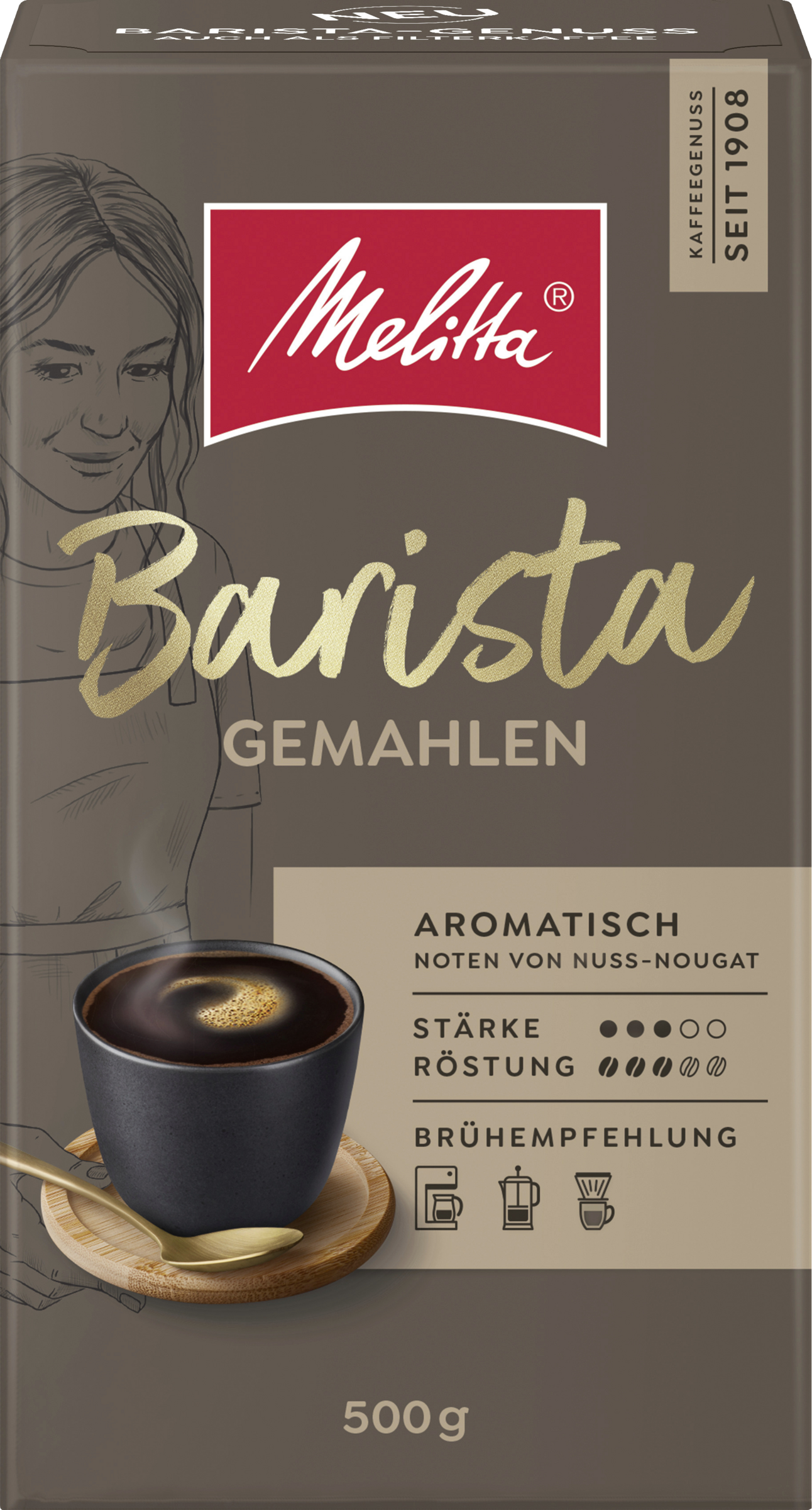Barista Filterkaffee gemahlen