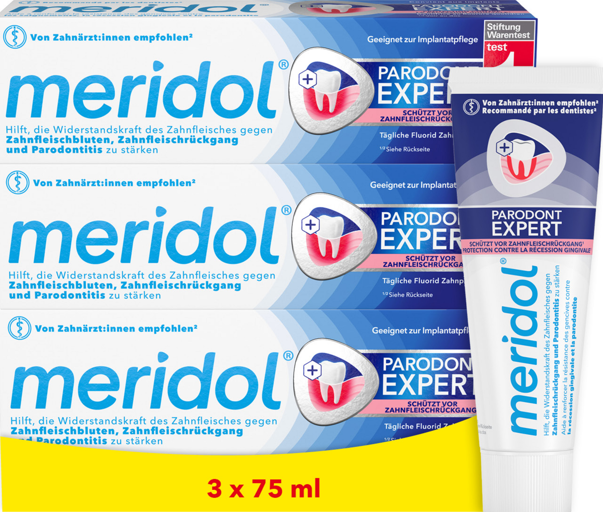 عبوة 3 فرشاة أسنان بارودونت إكسبيرت