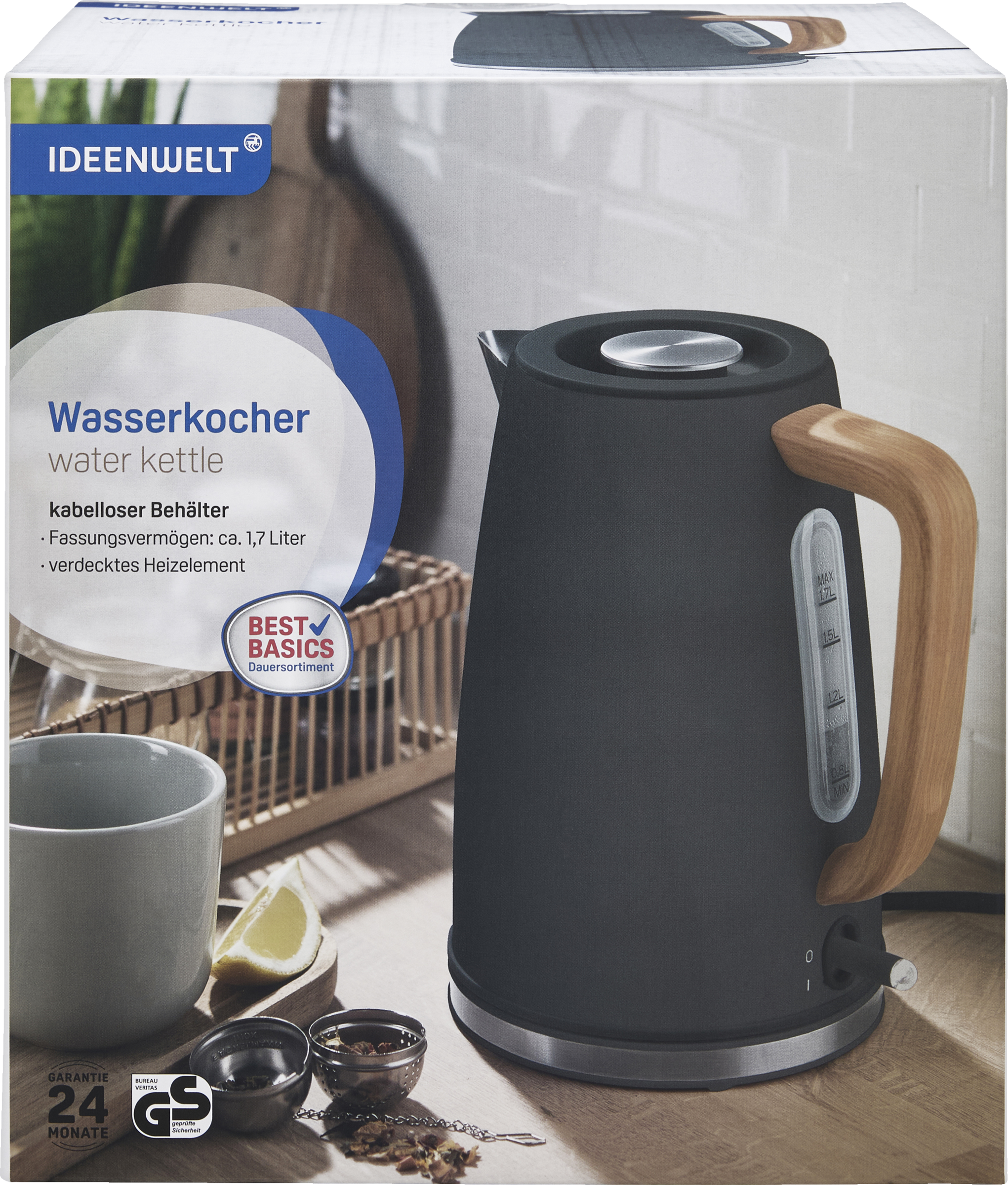 IDEENWELT Best Basics Wasserkocher