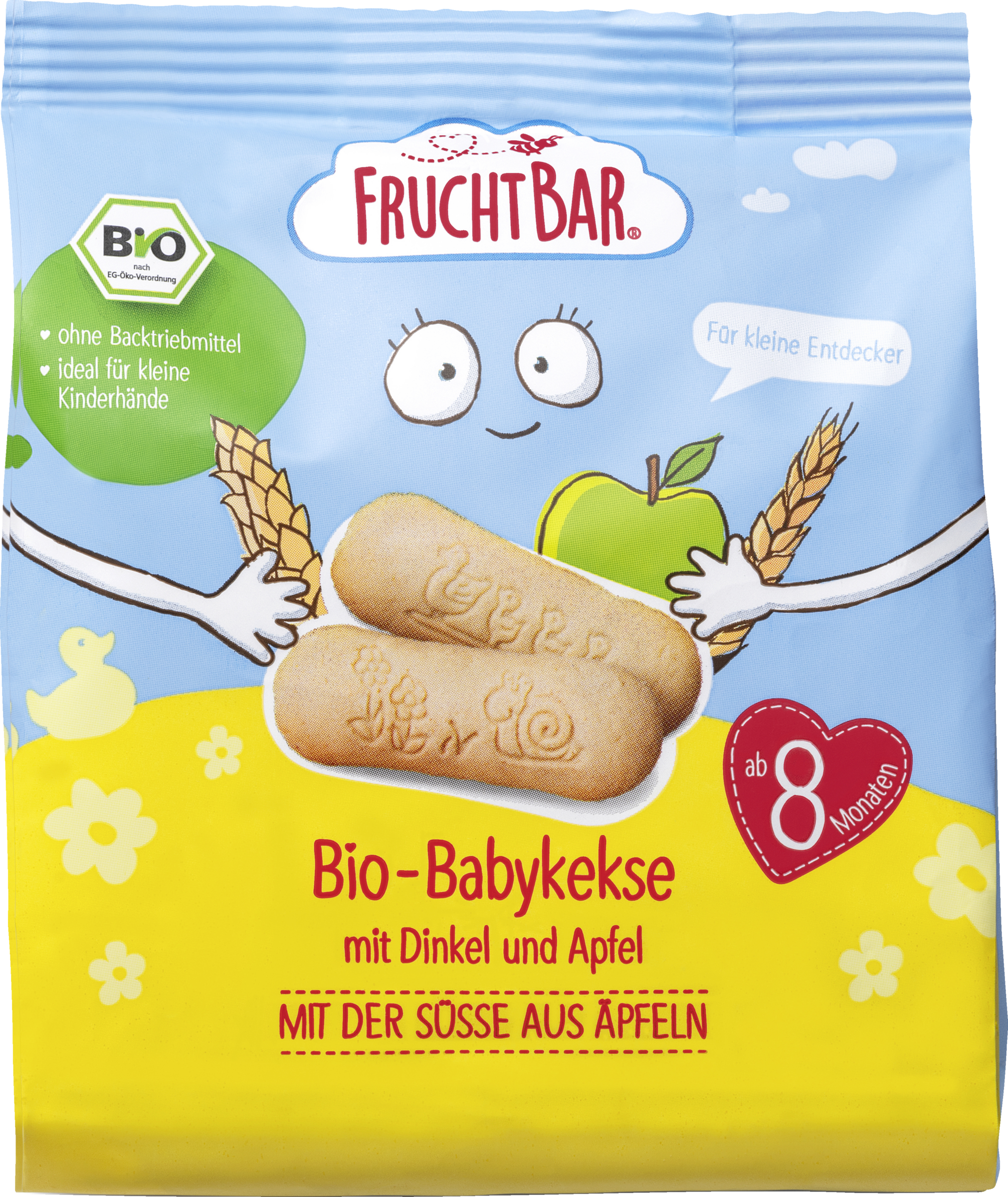 FruchtBar Bio-Babykekse Dinkel Apfel