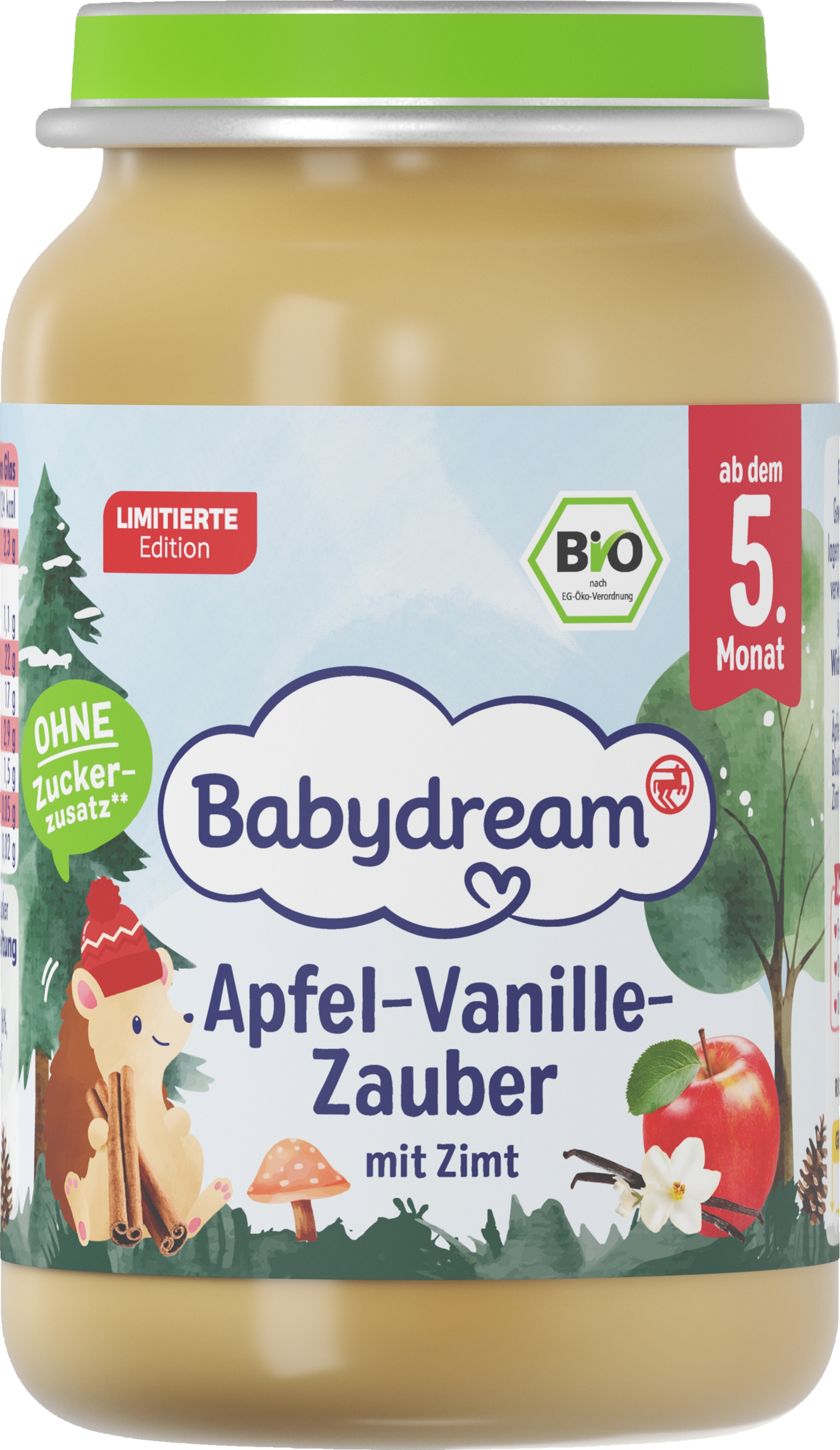 Babydream Bio Apfel-Vanille-Zauber mit Zimt