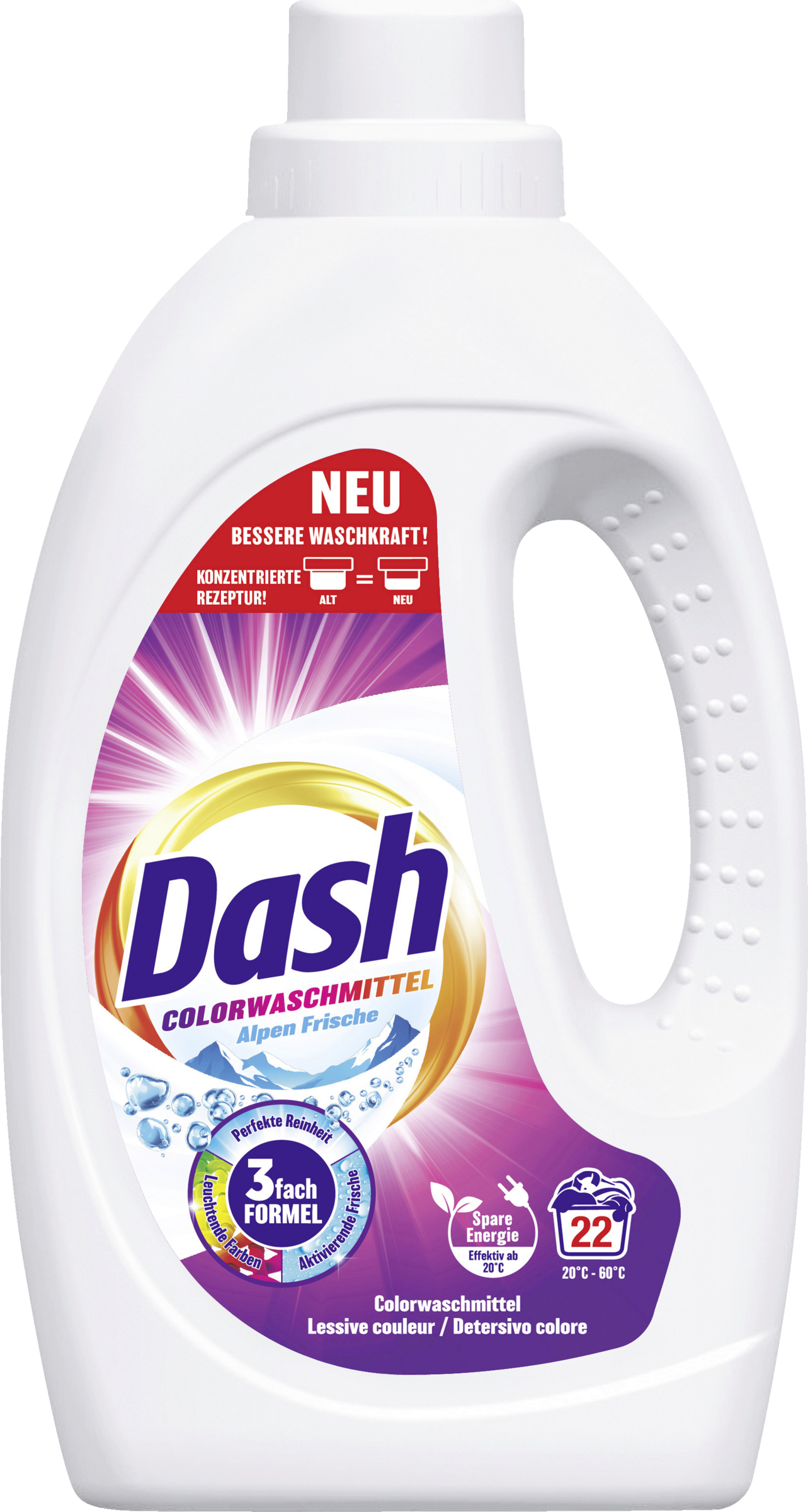 Dash Colorwaschmittel Flüssig 22 WL