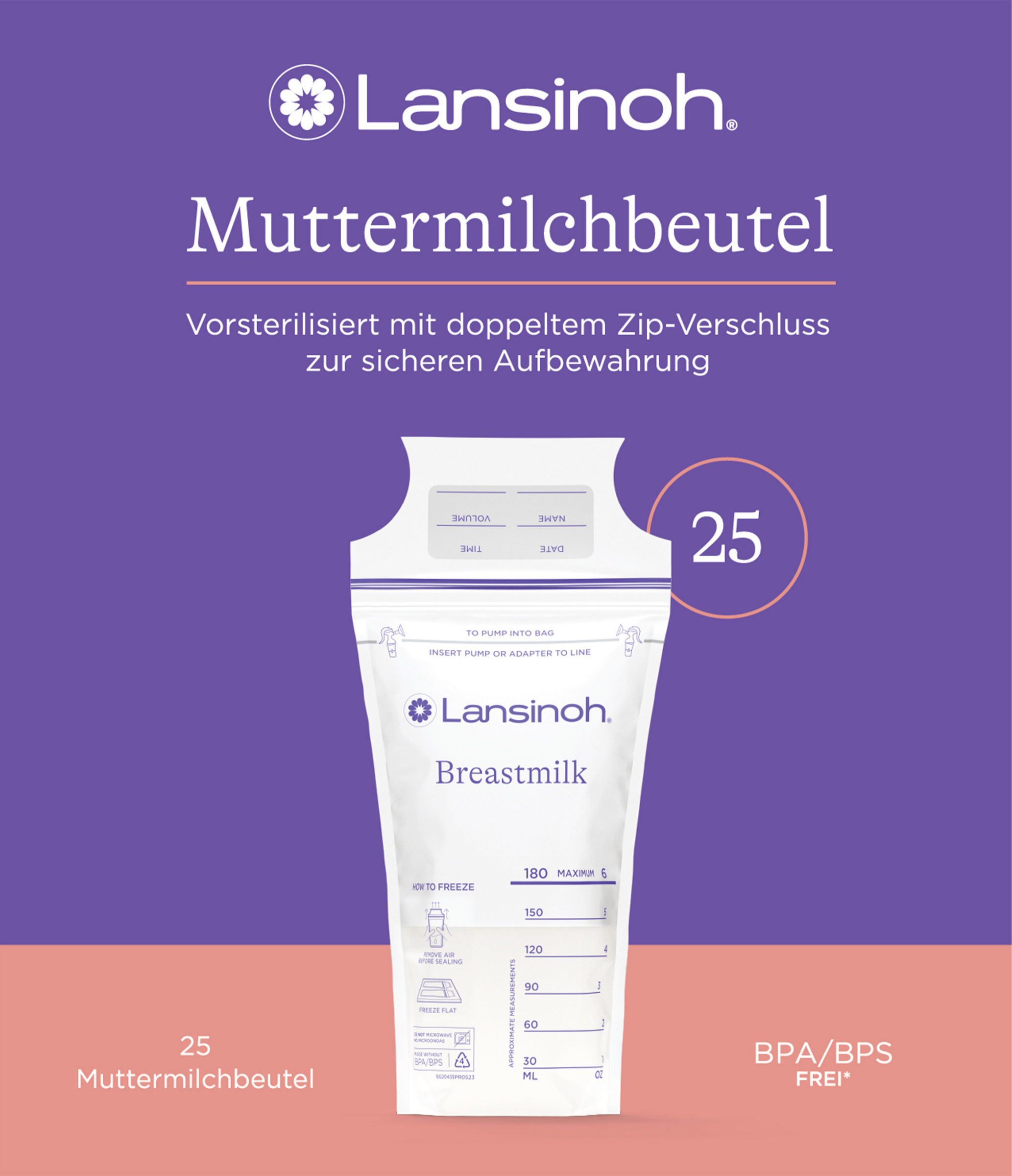 Lansinoh Muttermilchbeutel