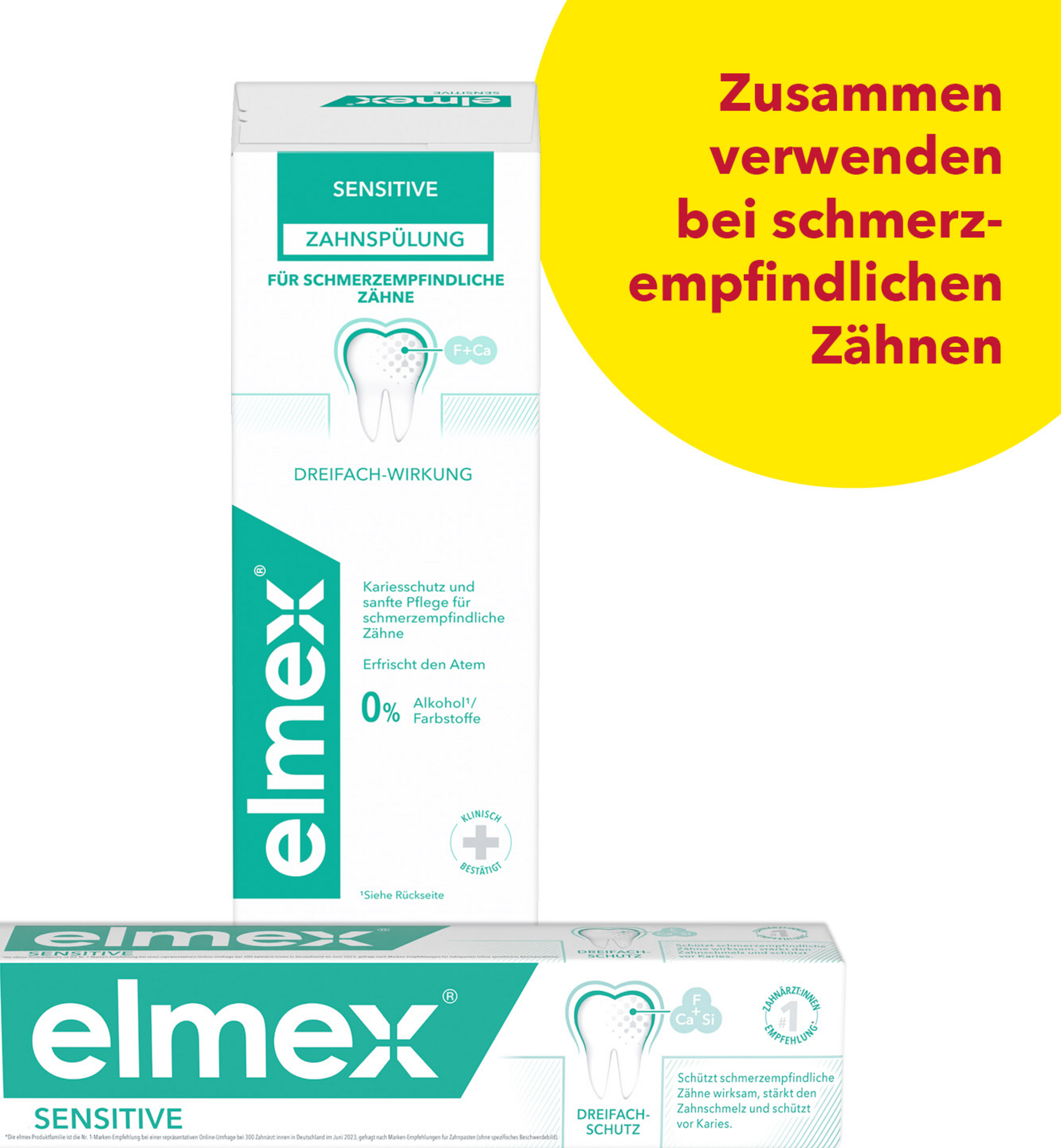 معجون أسنان وغسول فم Sensitive عبوة متعددة