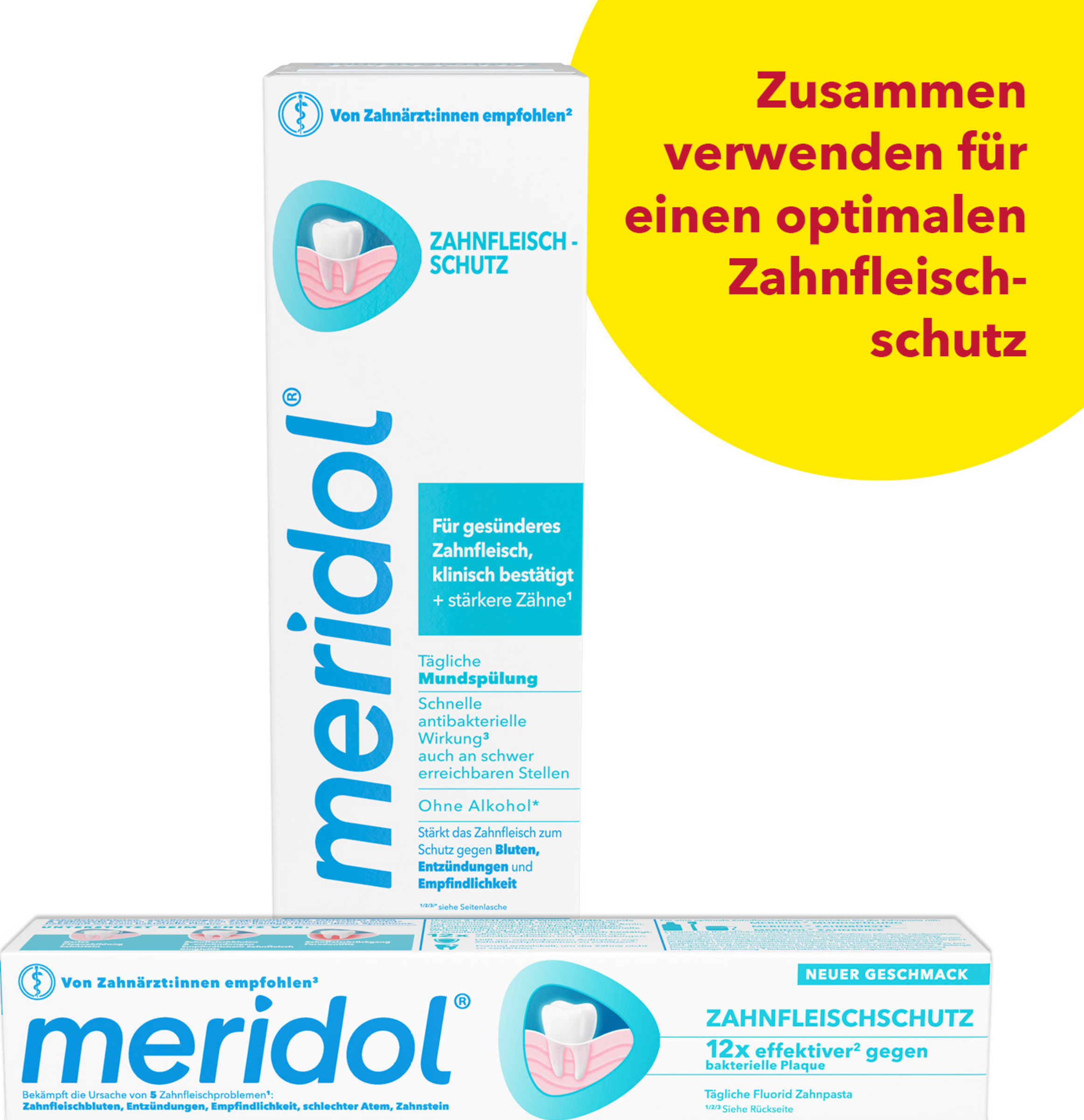 معجون أسنان لحماية اللثة وغسول الفم اليومي لحماية اللثة – عبوة متعددة