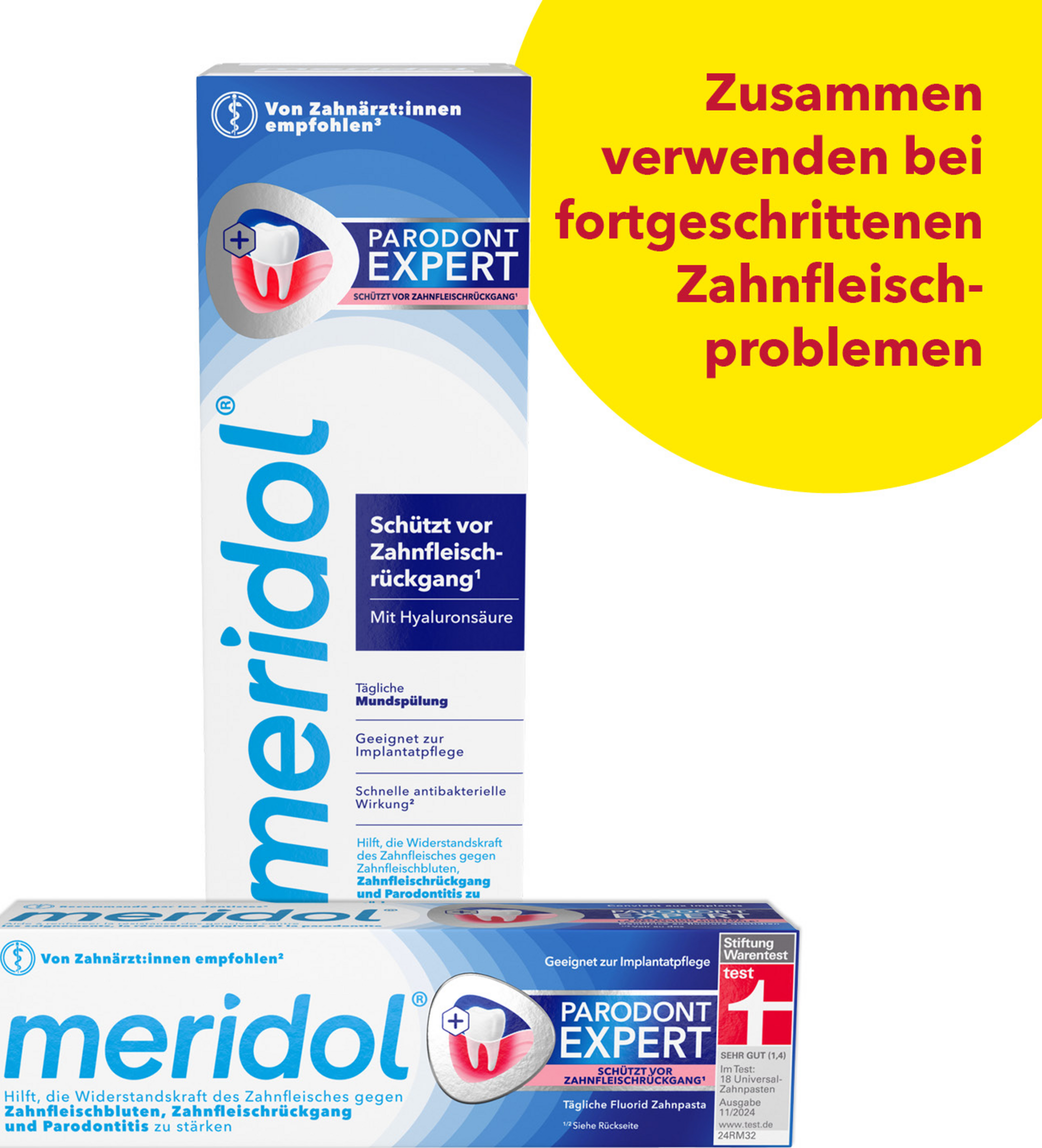 مجموعة معجون الأسنان وغسول الفم اليومي Parodont Expert