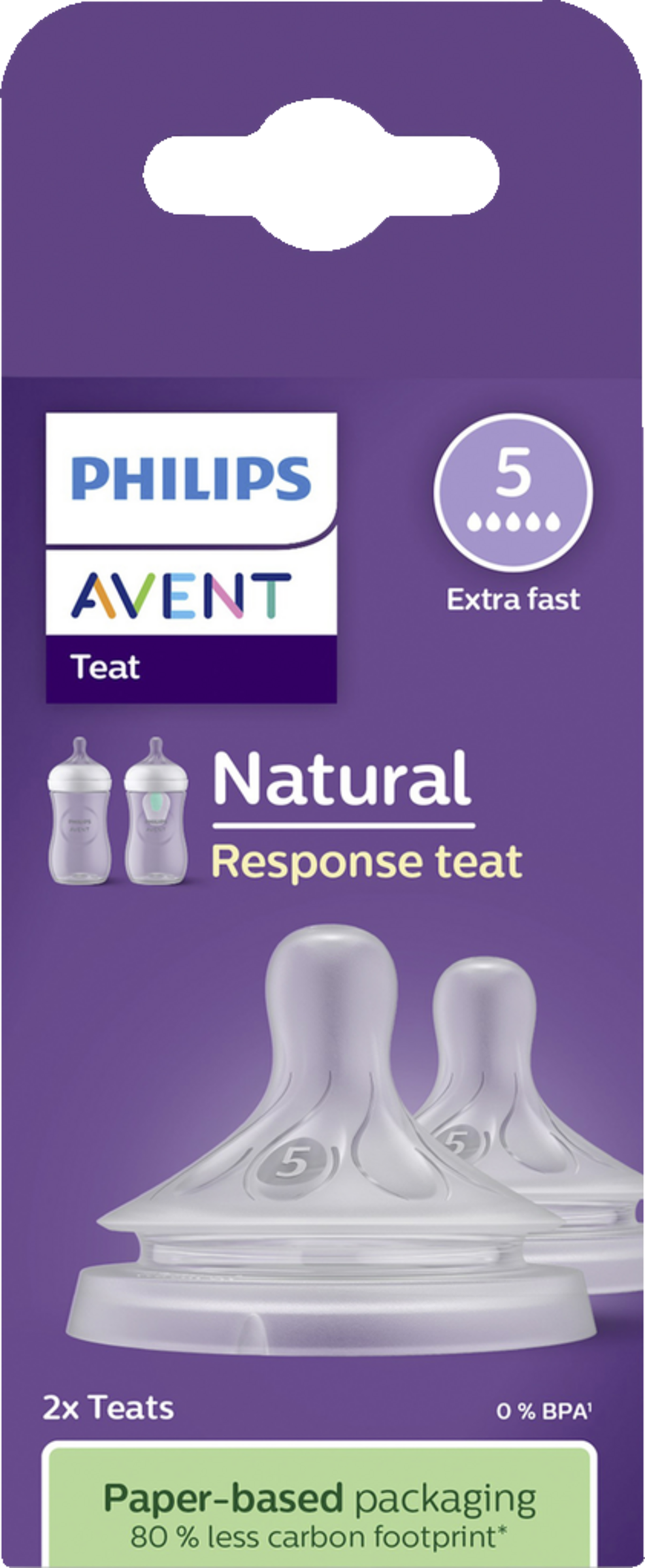 PHILIPS AVENT 2er Pack Natural Response Sauger
