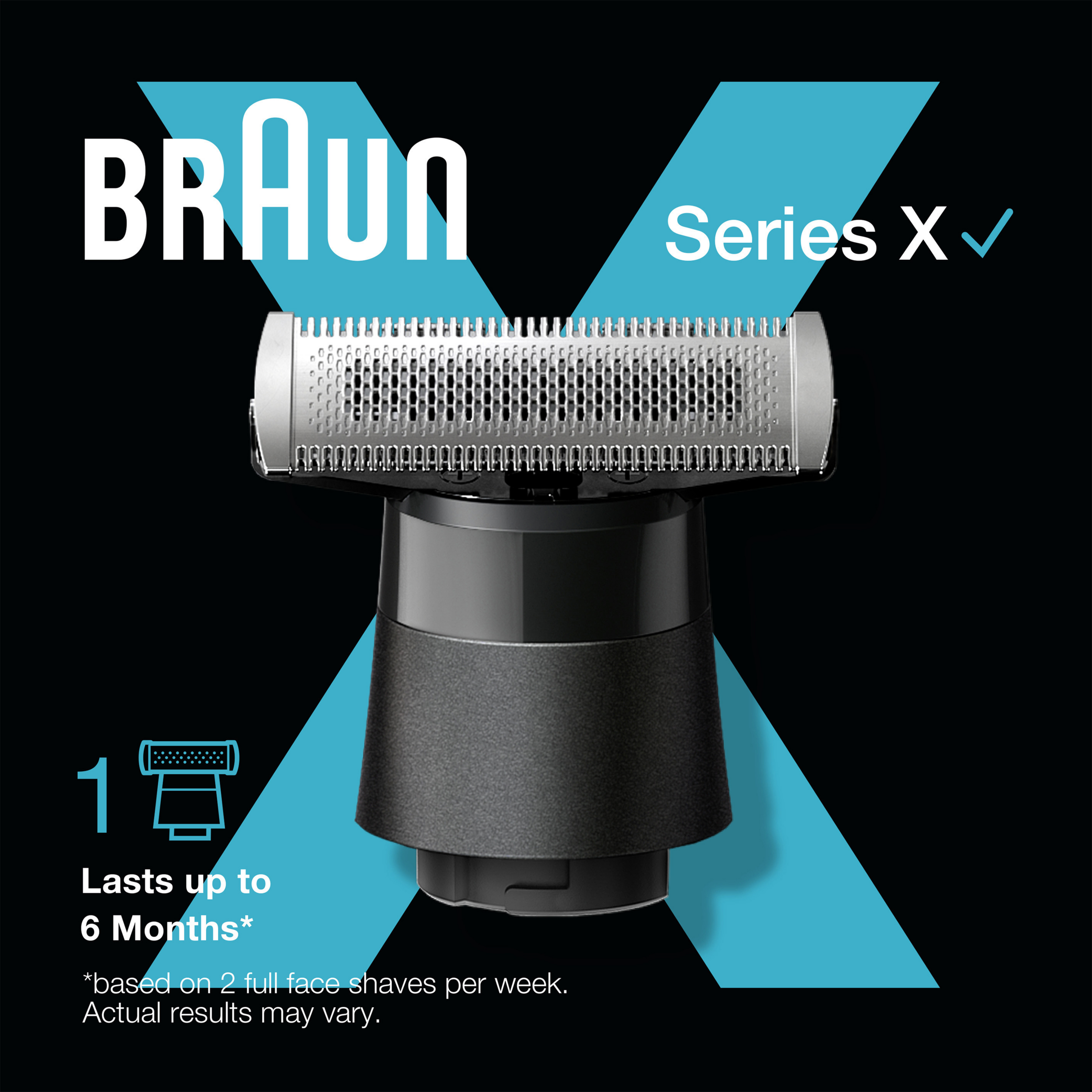 Braun Ersatzscherteil für Series X Schersystem XT20