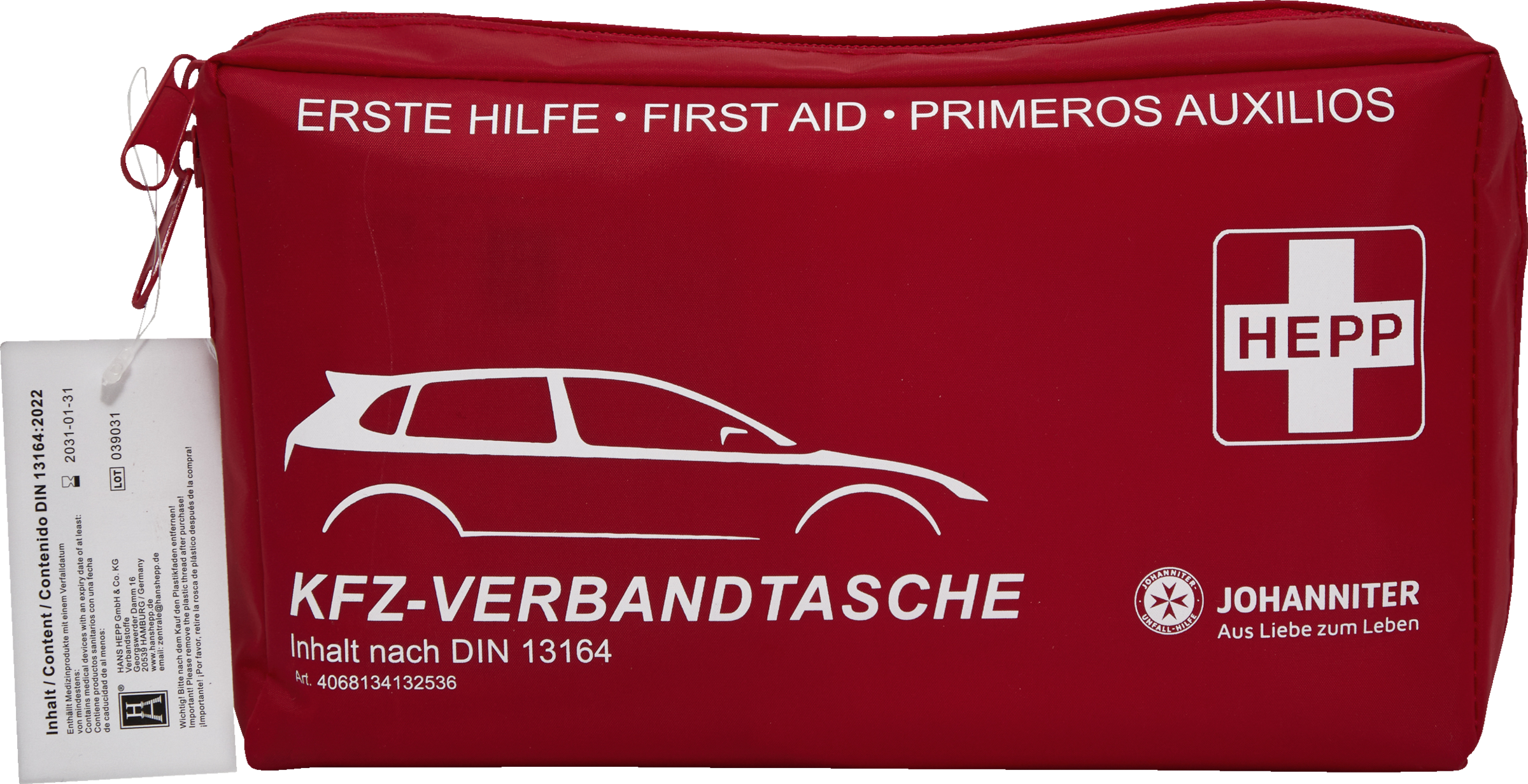 IDEENWELT KFZ-Verbandstasche ohne Warnweste