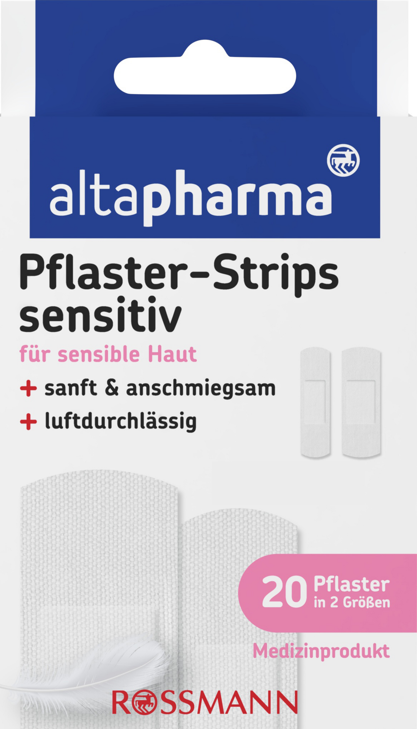 altapharma Pflaster-Strips sensitiv