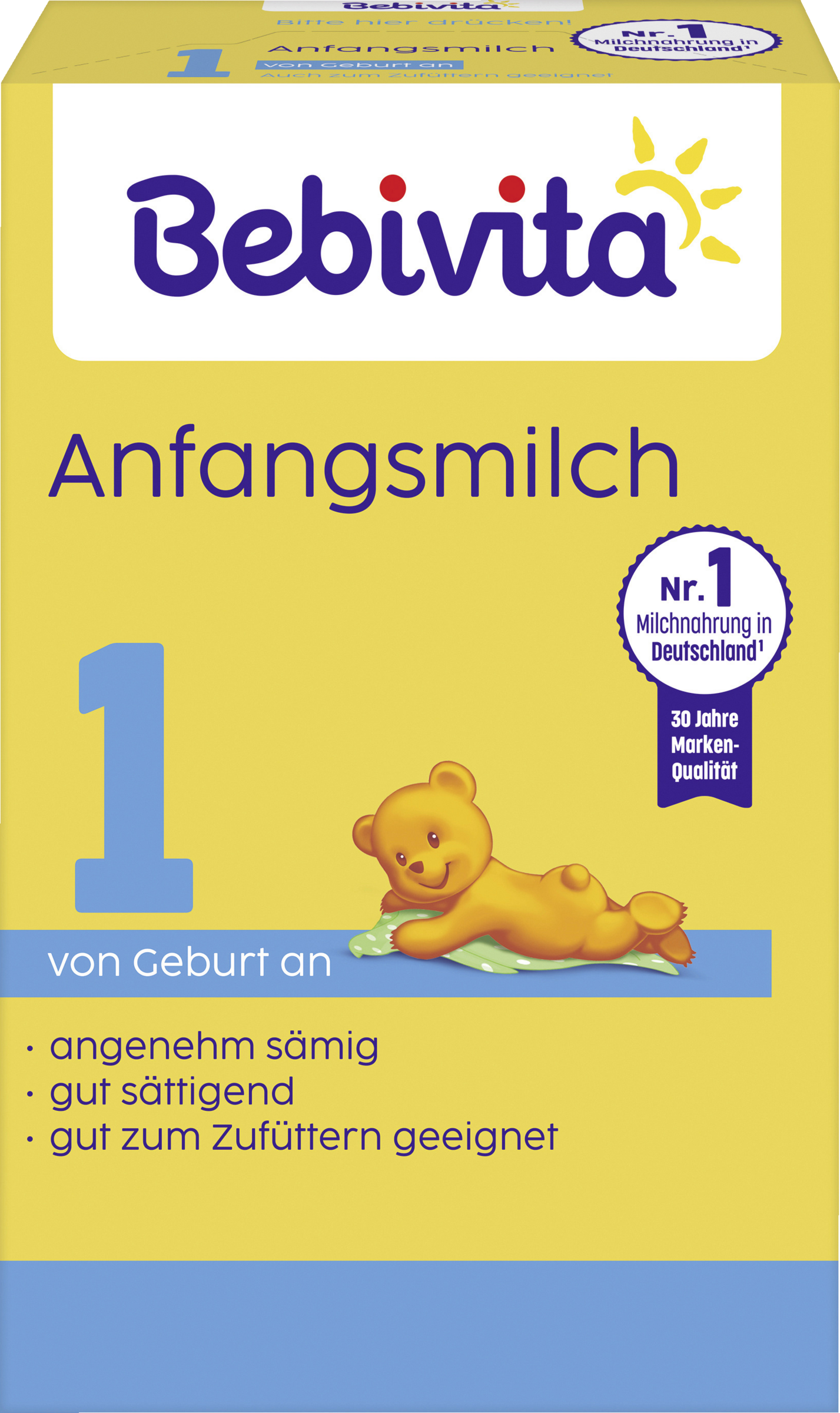 Bebivita 1 Anfangsmilch von Geburt an