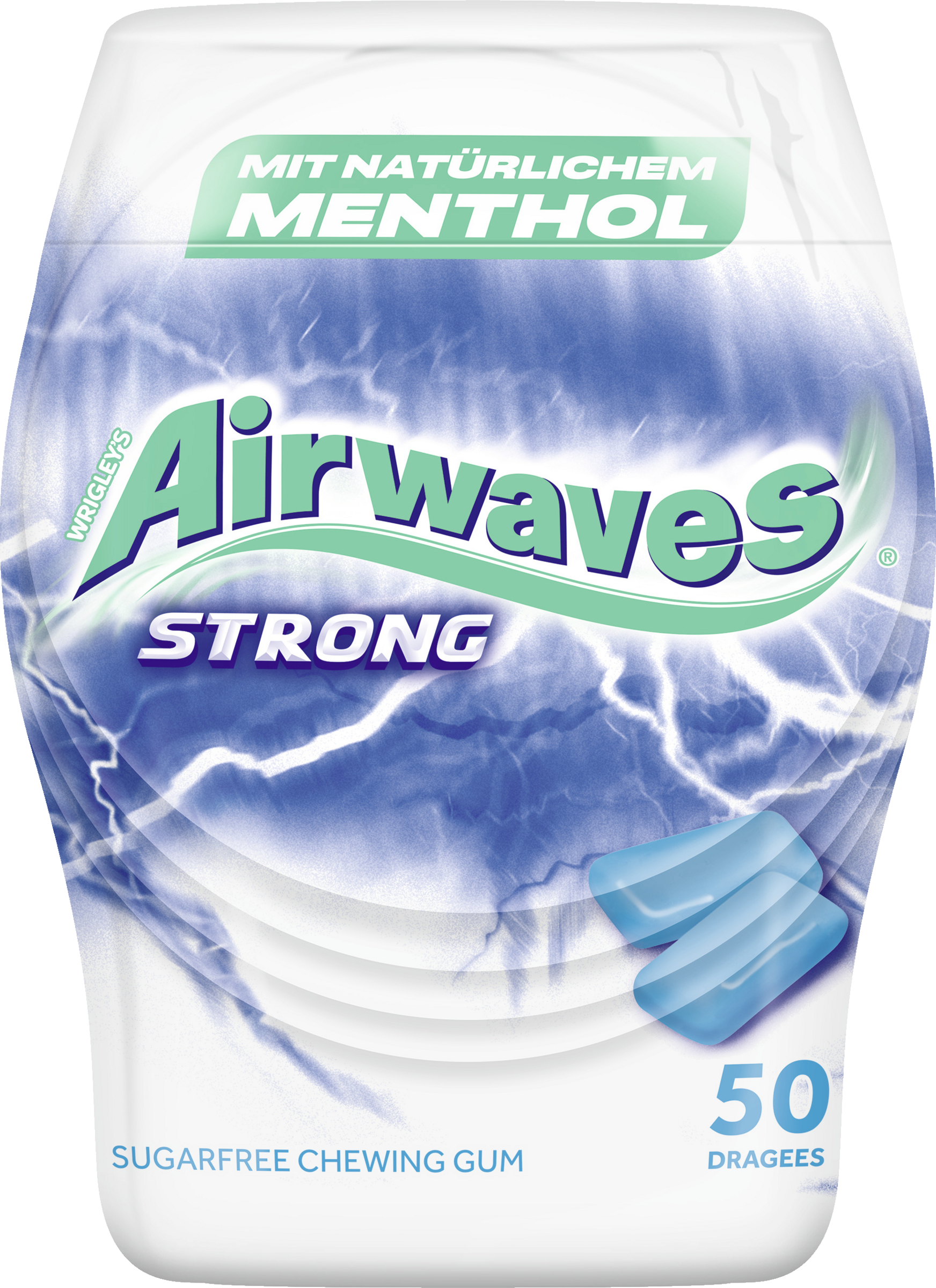 Wrigley`s Airwaves Strong, zuckerfreier Kaugummi