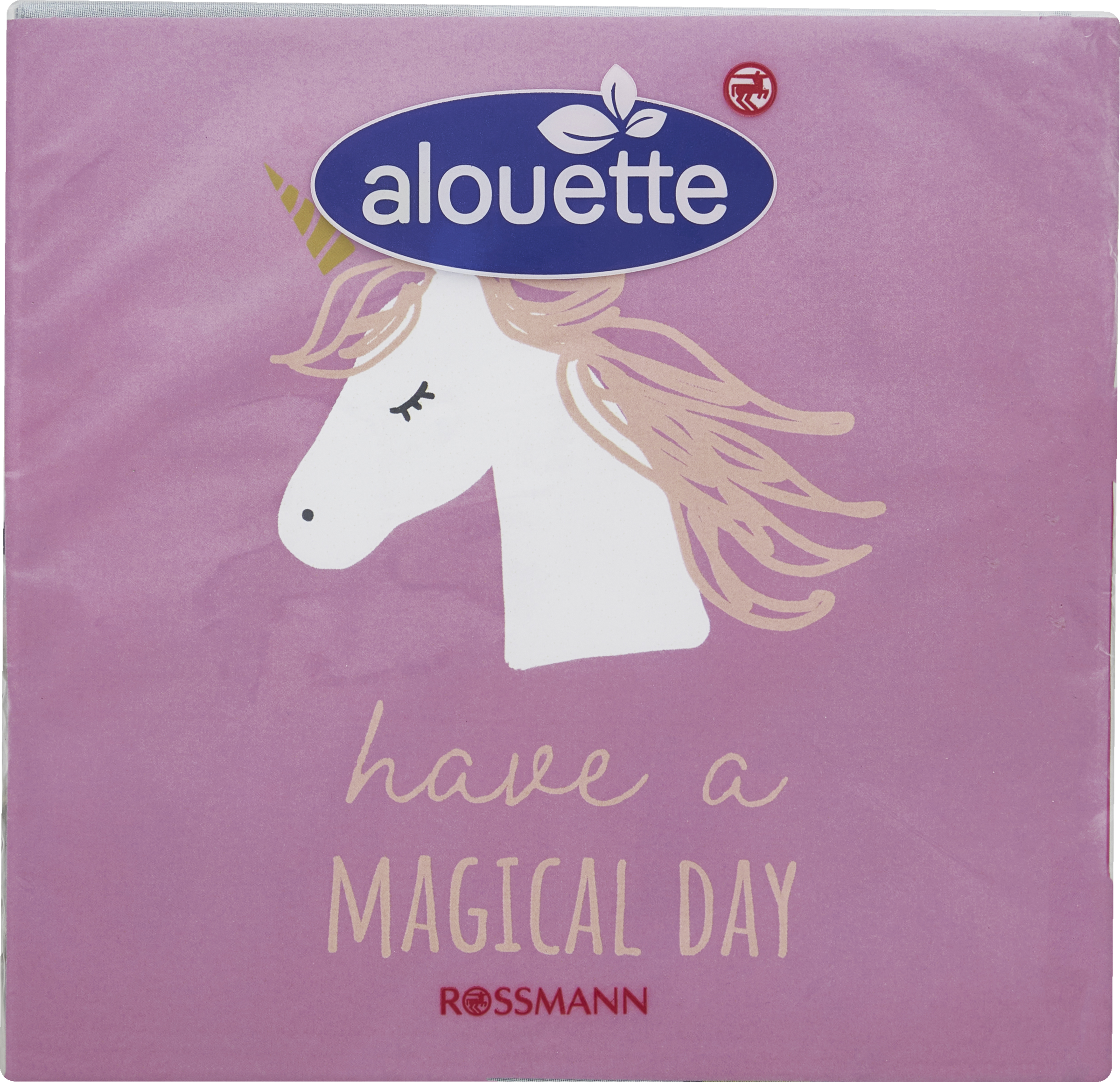 alouette Serviette Einhorn