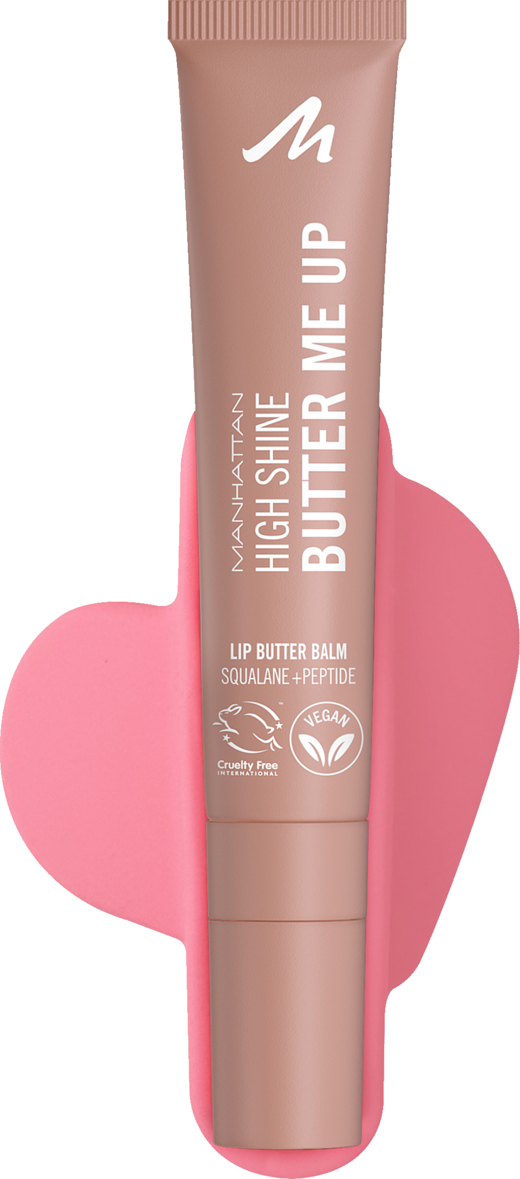 Manhattan High Shine Butter Me Up Lipbutter Latte Delight + Gratis Case