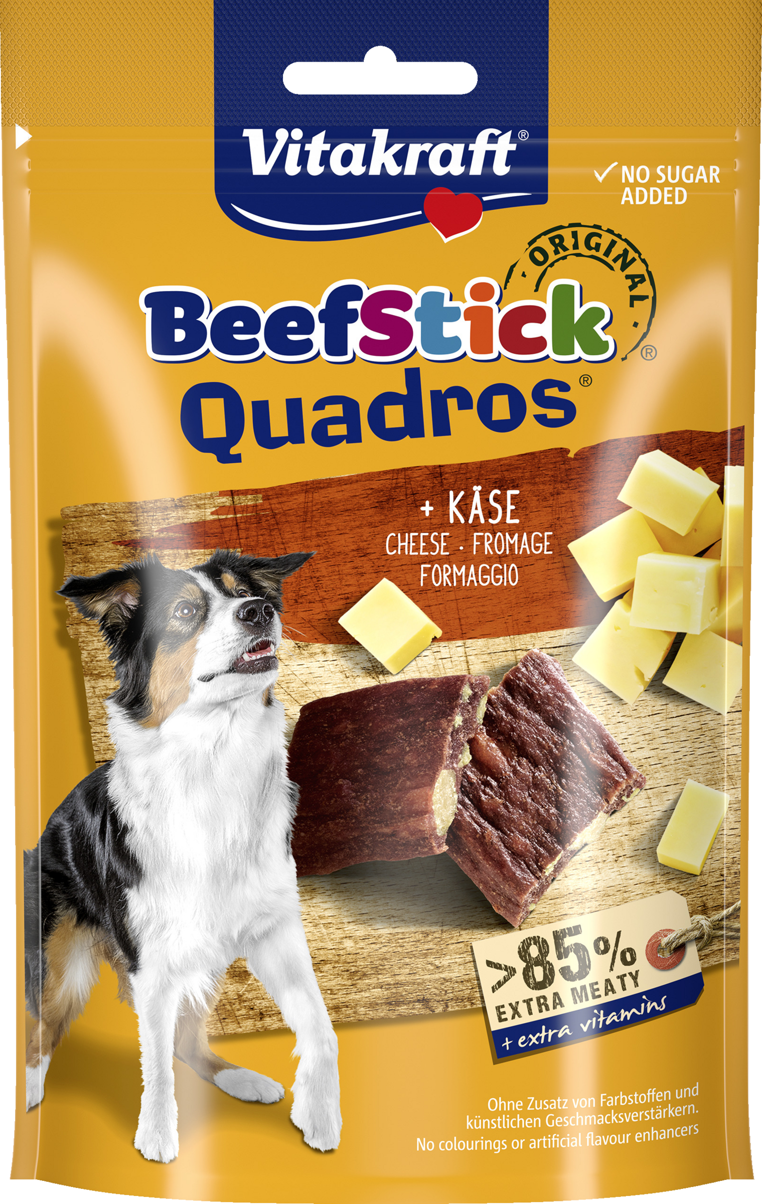 Beef Stick Quadros Käse