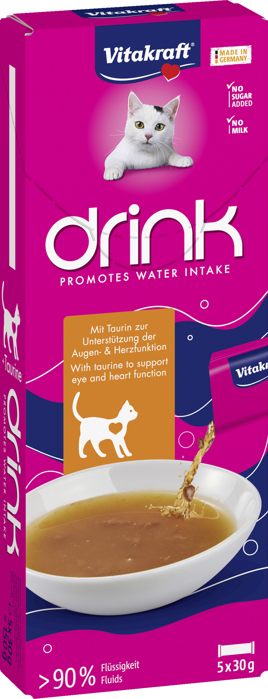 Vitakraft Drink Huhn-Geschmack + Taurin