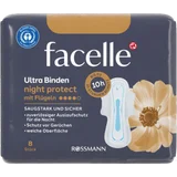 facelle Ultra-Binden extra Nachtschutz mit Flügeln