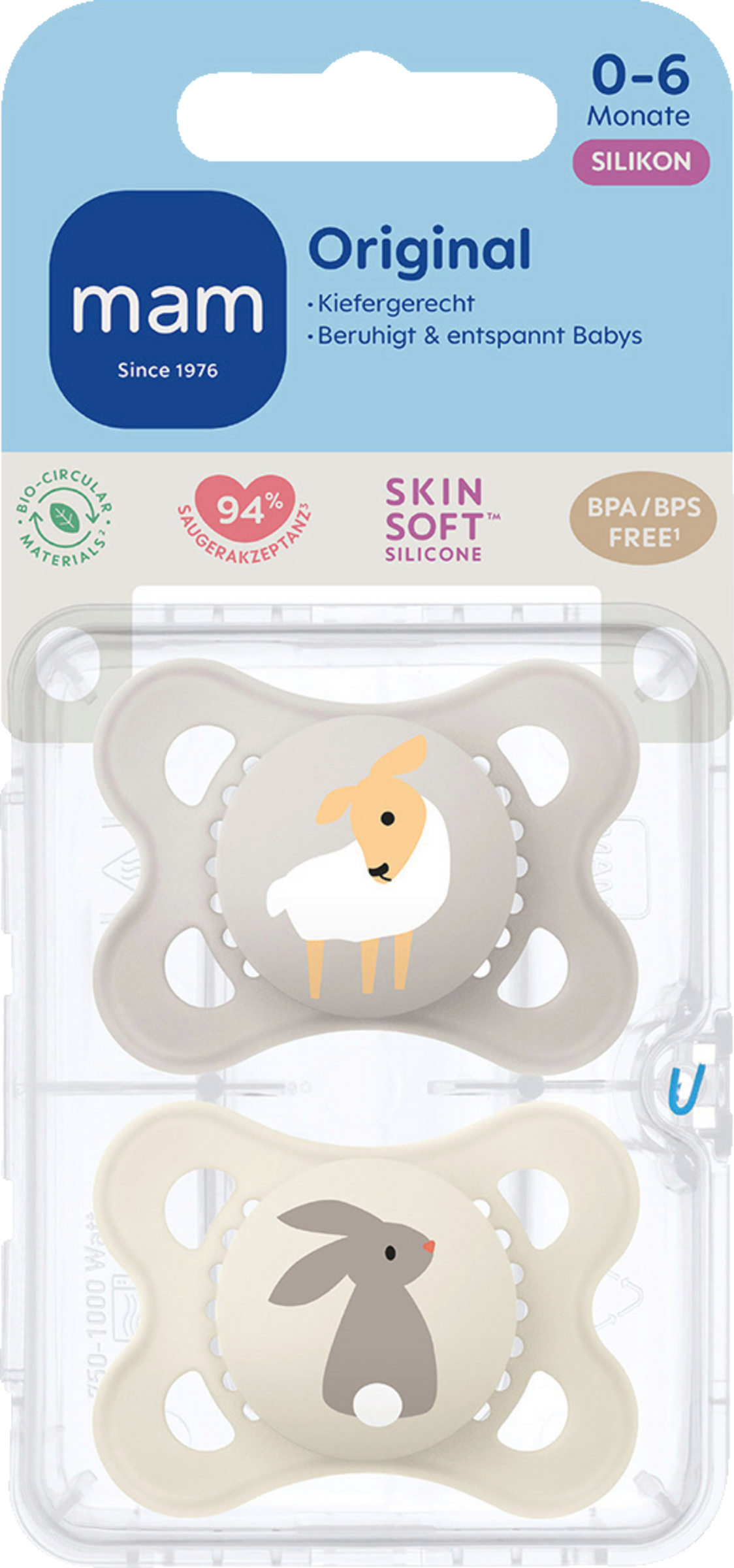 MAM Original matt Silikon 0-6 Schaf/Hase