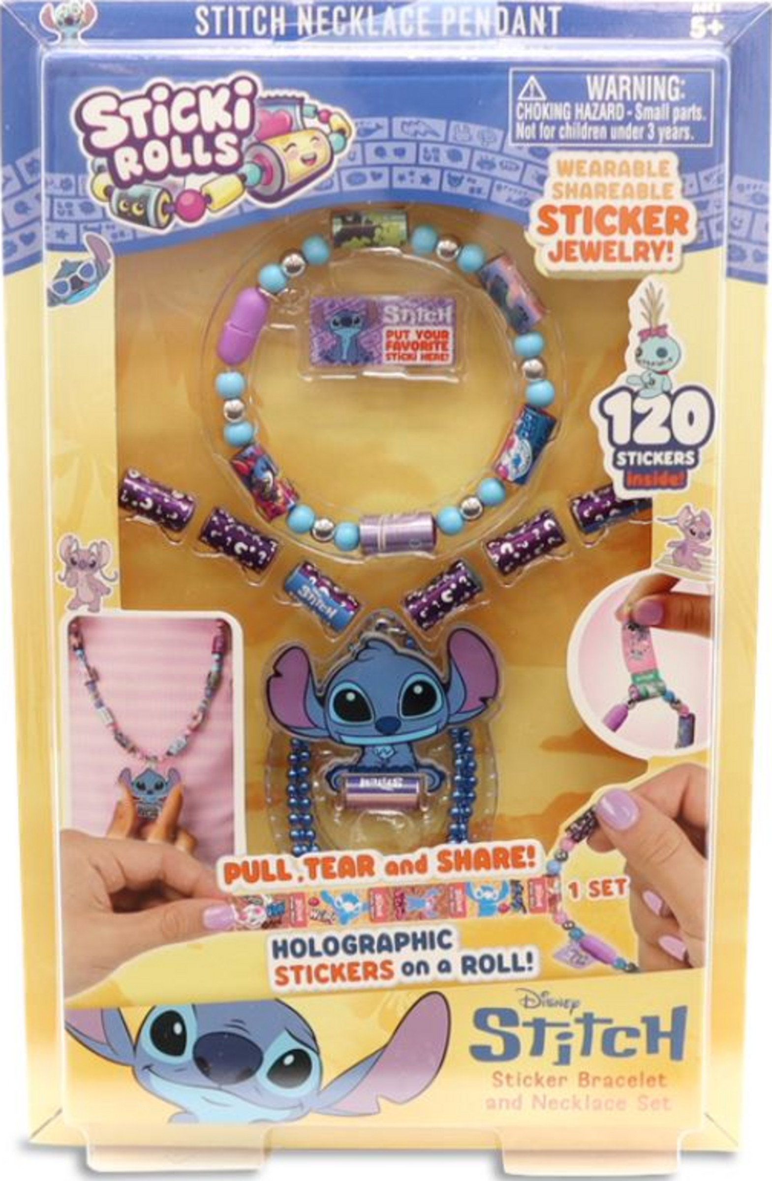 Jazwares Stitch Sticki Rolls Anhänger Set