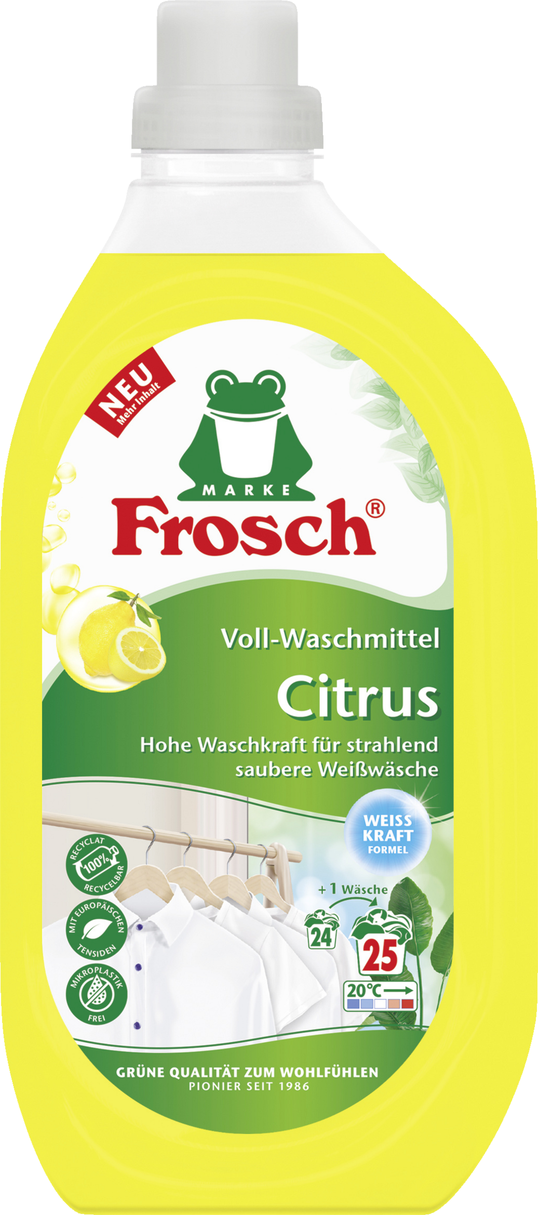 Frosch Vollwaschmittel Citrus 25 WL