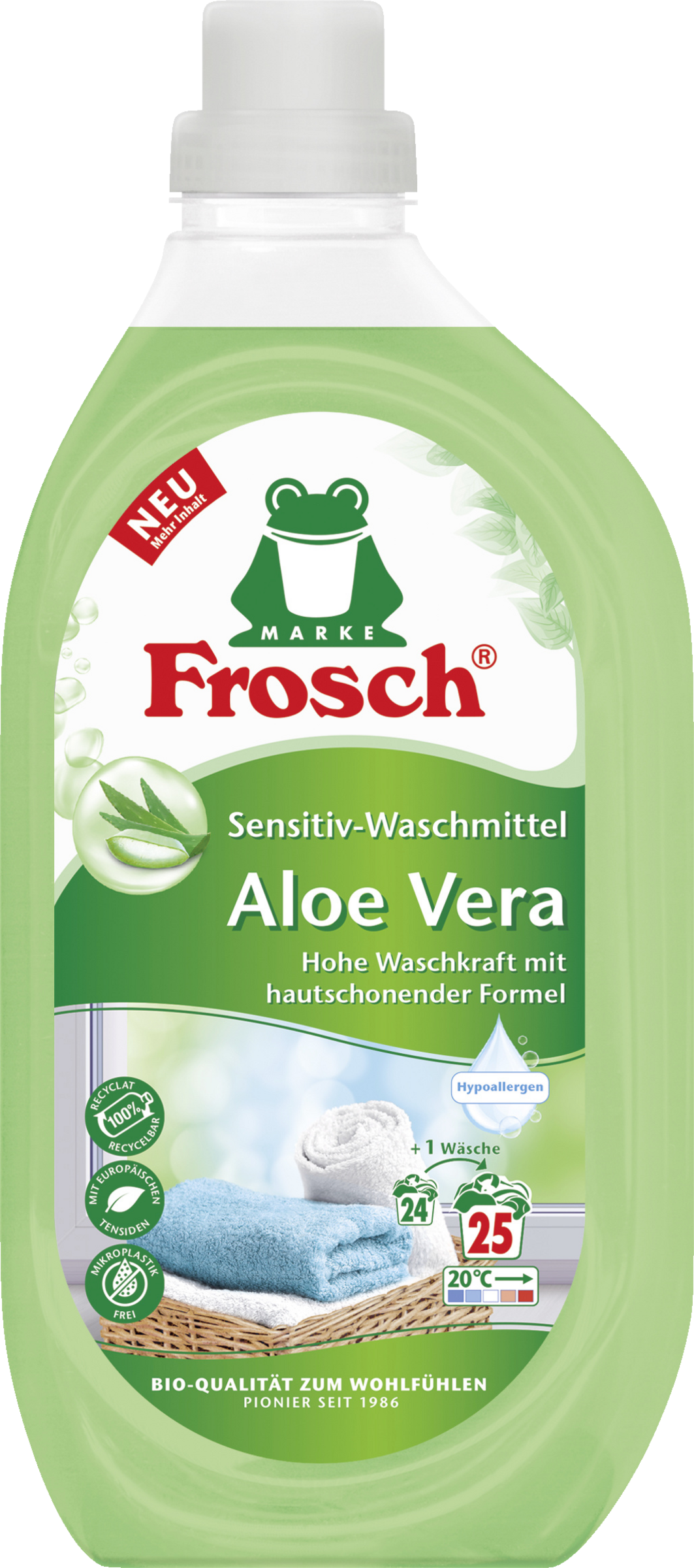 Frosch Sensitiv-Waschmittel Aloe Vera 25 WL