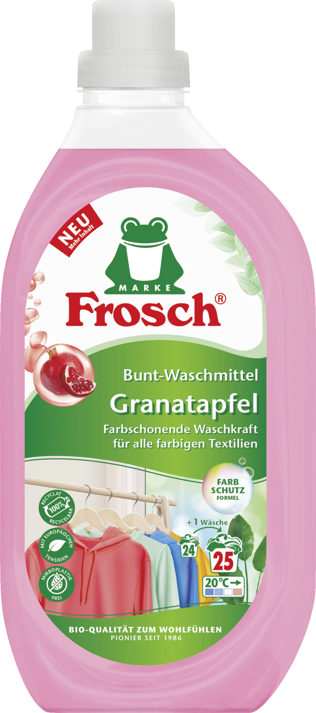 Frosch Bunt-Waschmittel Granatapfel 25 WL