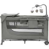 Kinderkraft Klappbares 3-in-1-Kinderbett JOY 2 mit Zubehör Grau