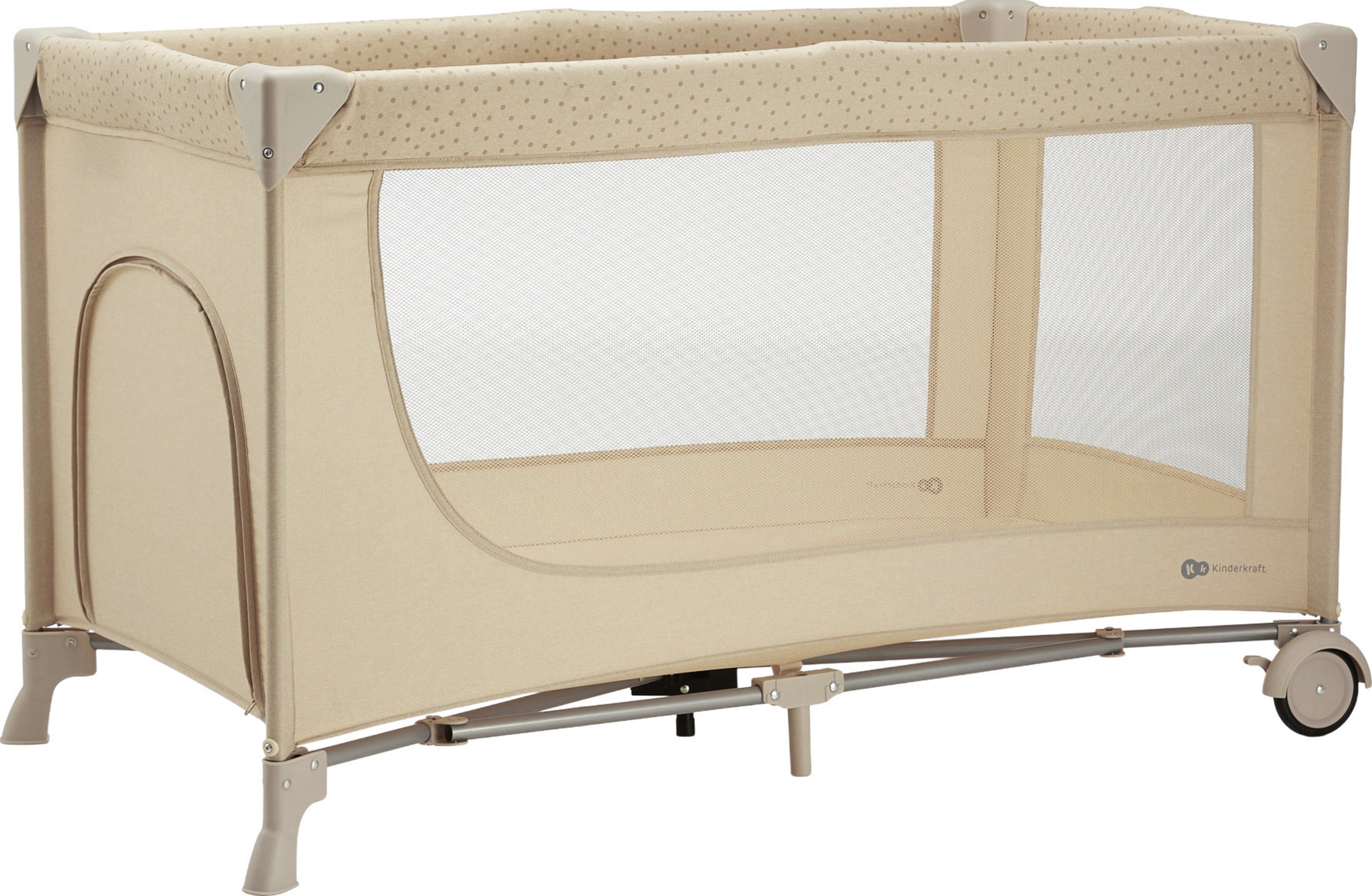 Kinderkraft 2-in-1-Reisebett JOY 2 Beige