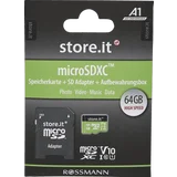 store.it Speicherkarte Micro SDXC 64 GB
