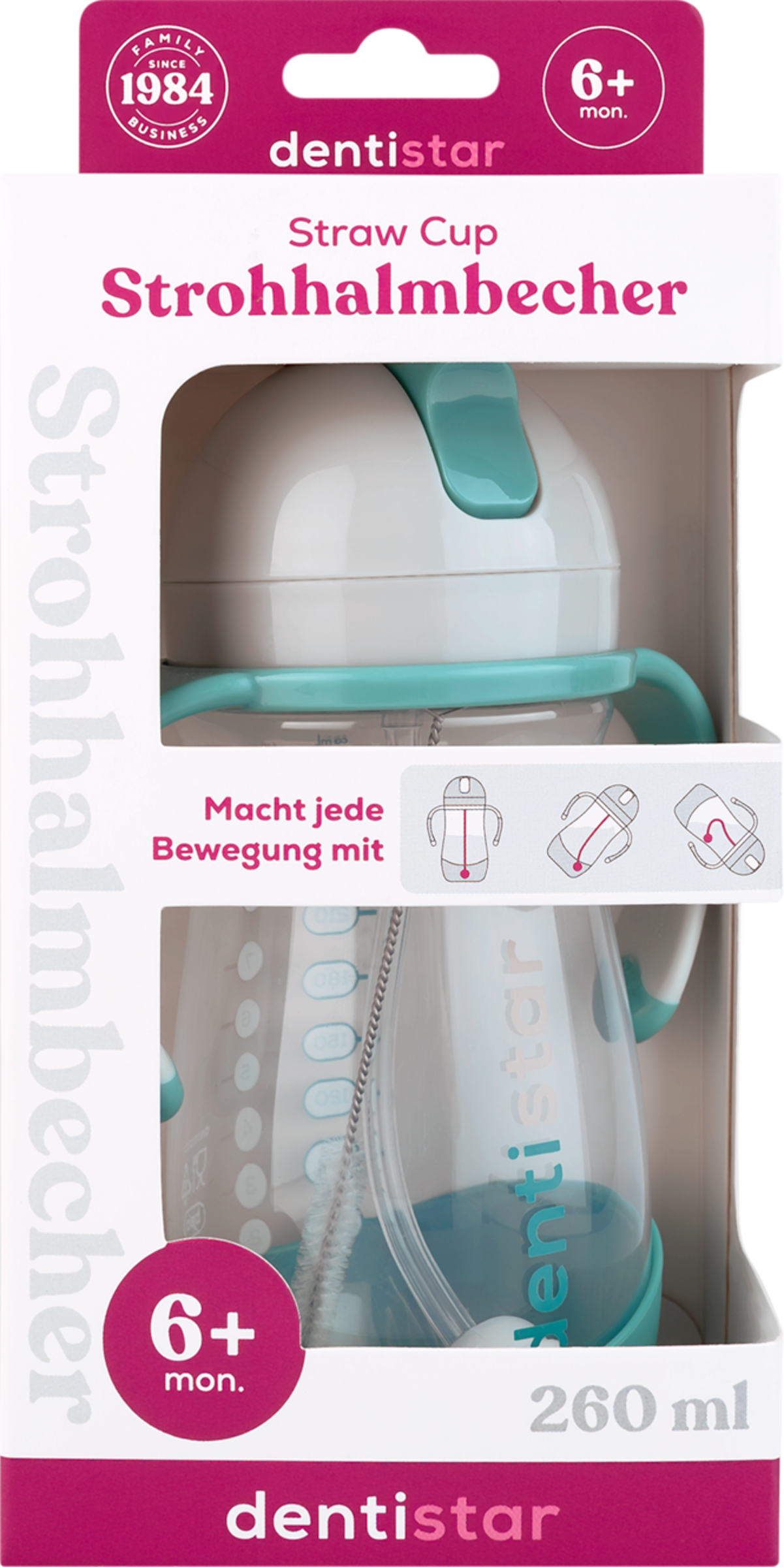 Dentistar Strohhalmbecher Mint