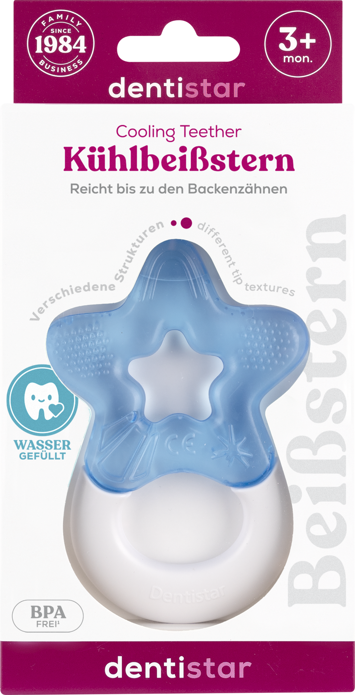 Dentistar Kühlbeißstern hellblau