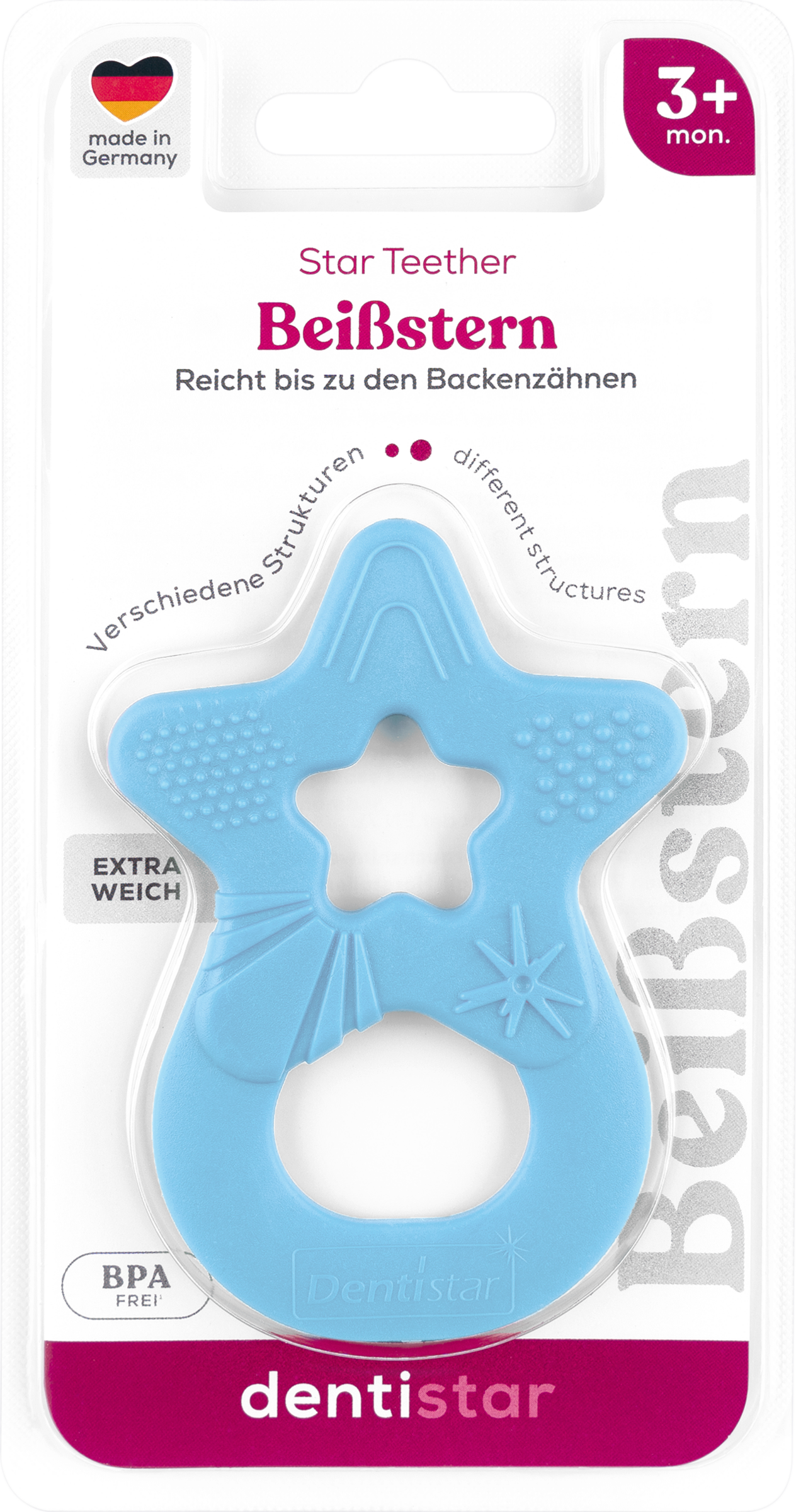 Dentistar Beißring Blau