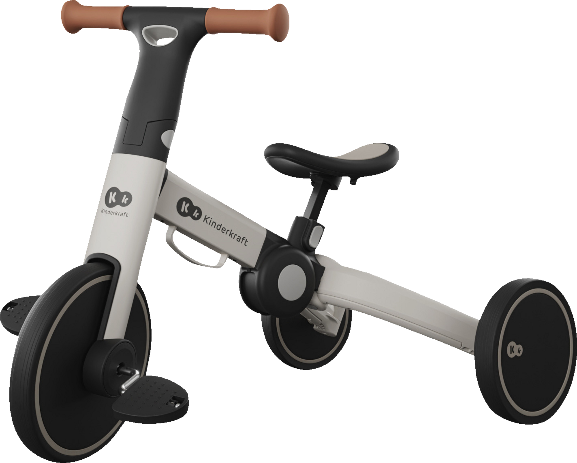 Kinderkraft 3in1-Dreirad 4Trike Silber