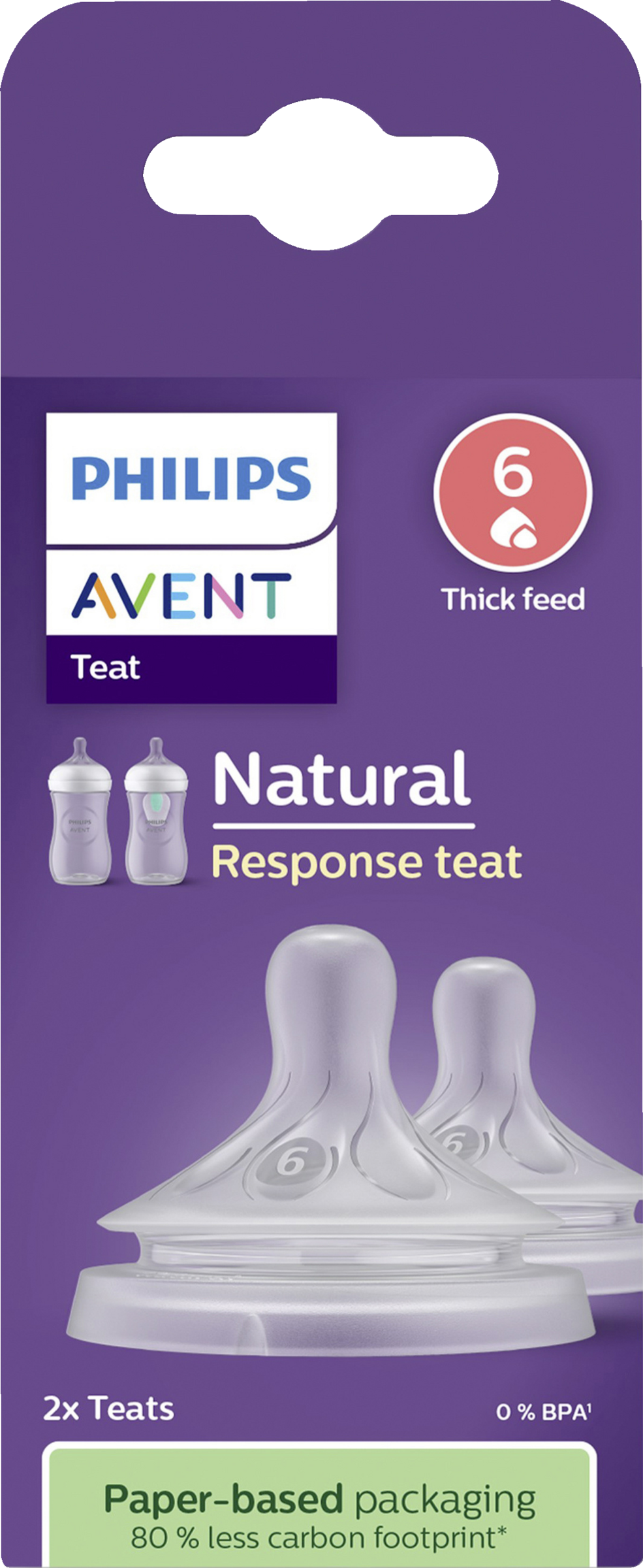 PHILIPS AVENT 2er Pack Natural Response Babyflaschensauger