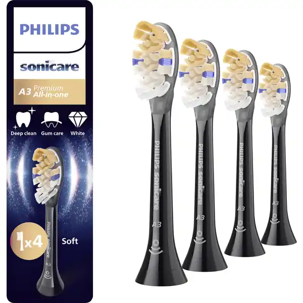 رؤوس فرشاة A3 ALL-IN-ONE HX9094/88 أسود