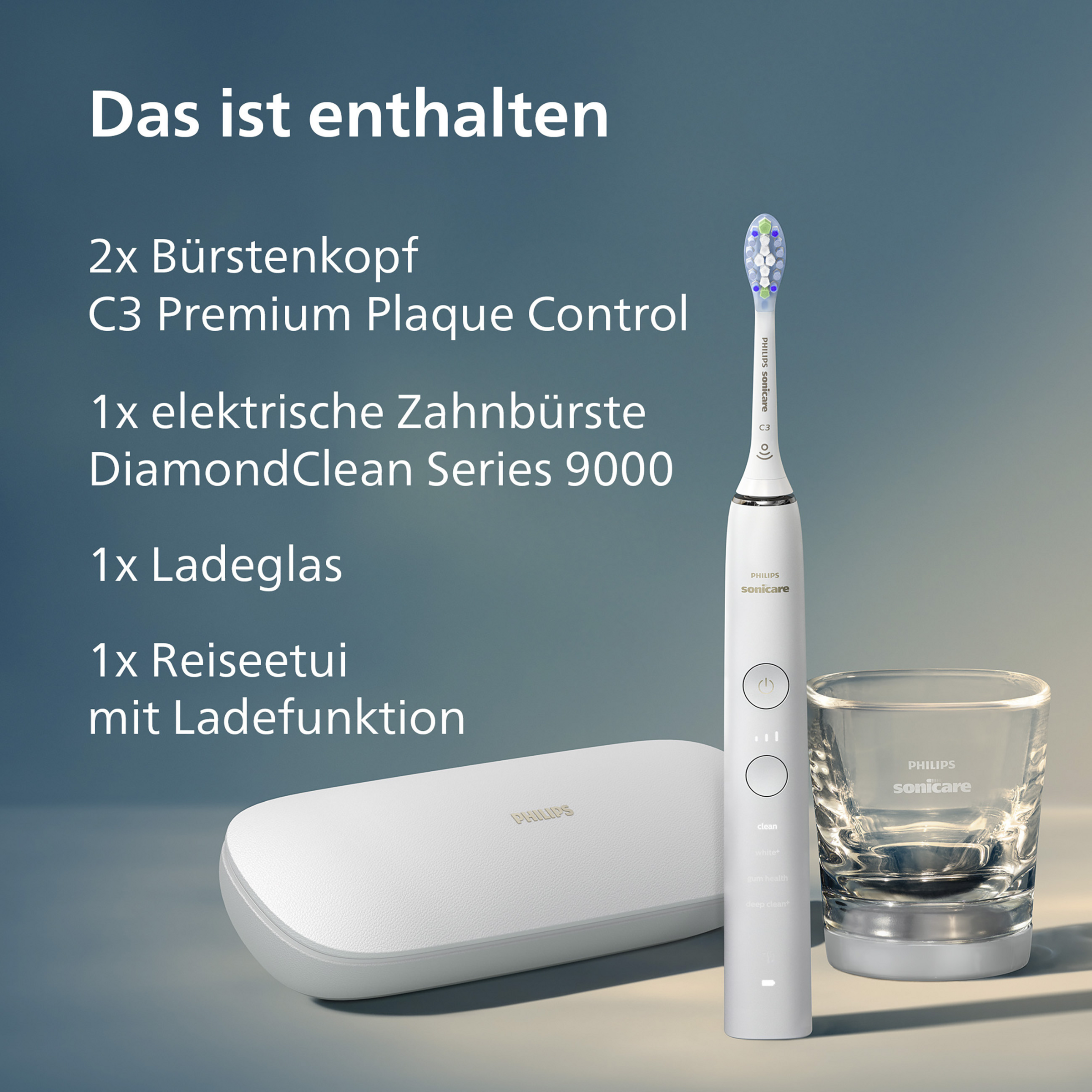 فرشاة أسنان كهربائية 9000 DiamondClean HX991317 أسود 7