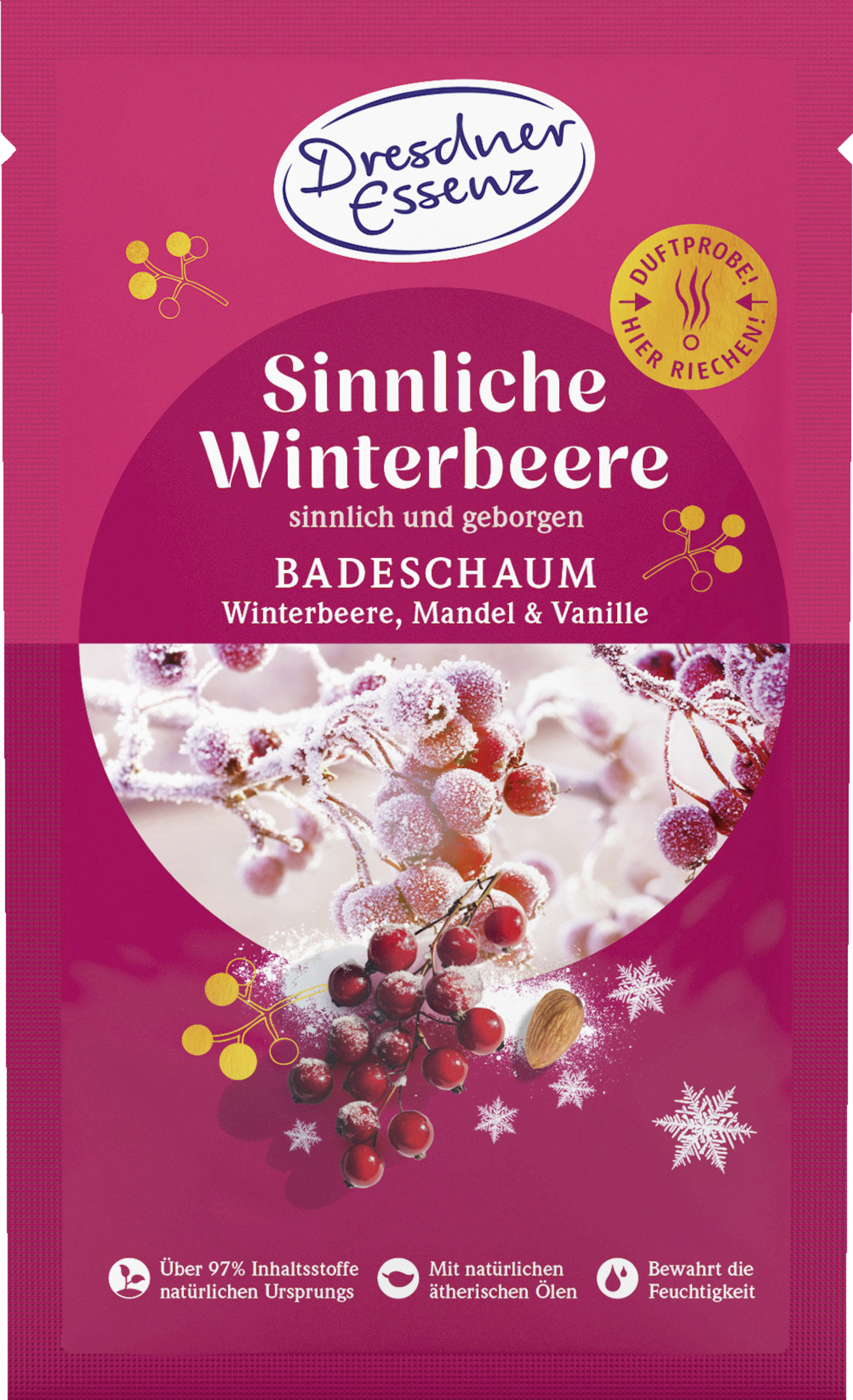 Dresdner Essenz Badeschaum Sinnliche Winterbeere