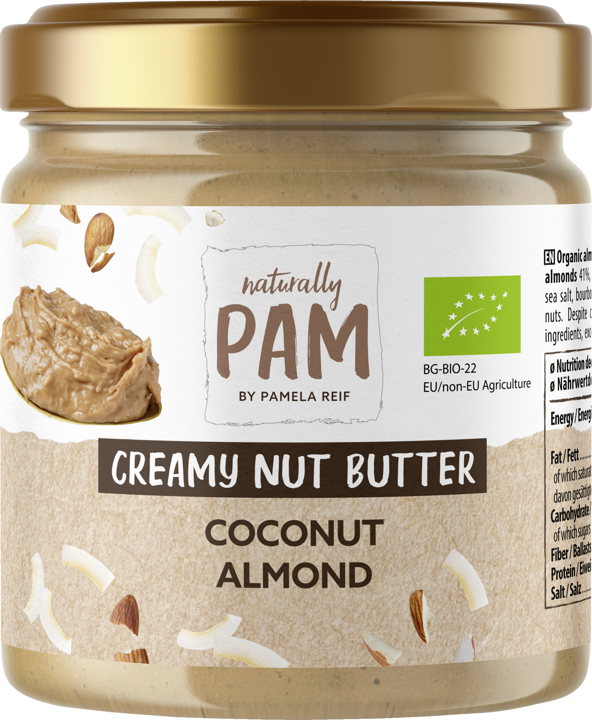 Naturally PAM Bio Creamy Nut Butter Coconut Almond