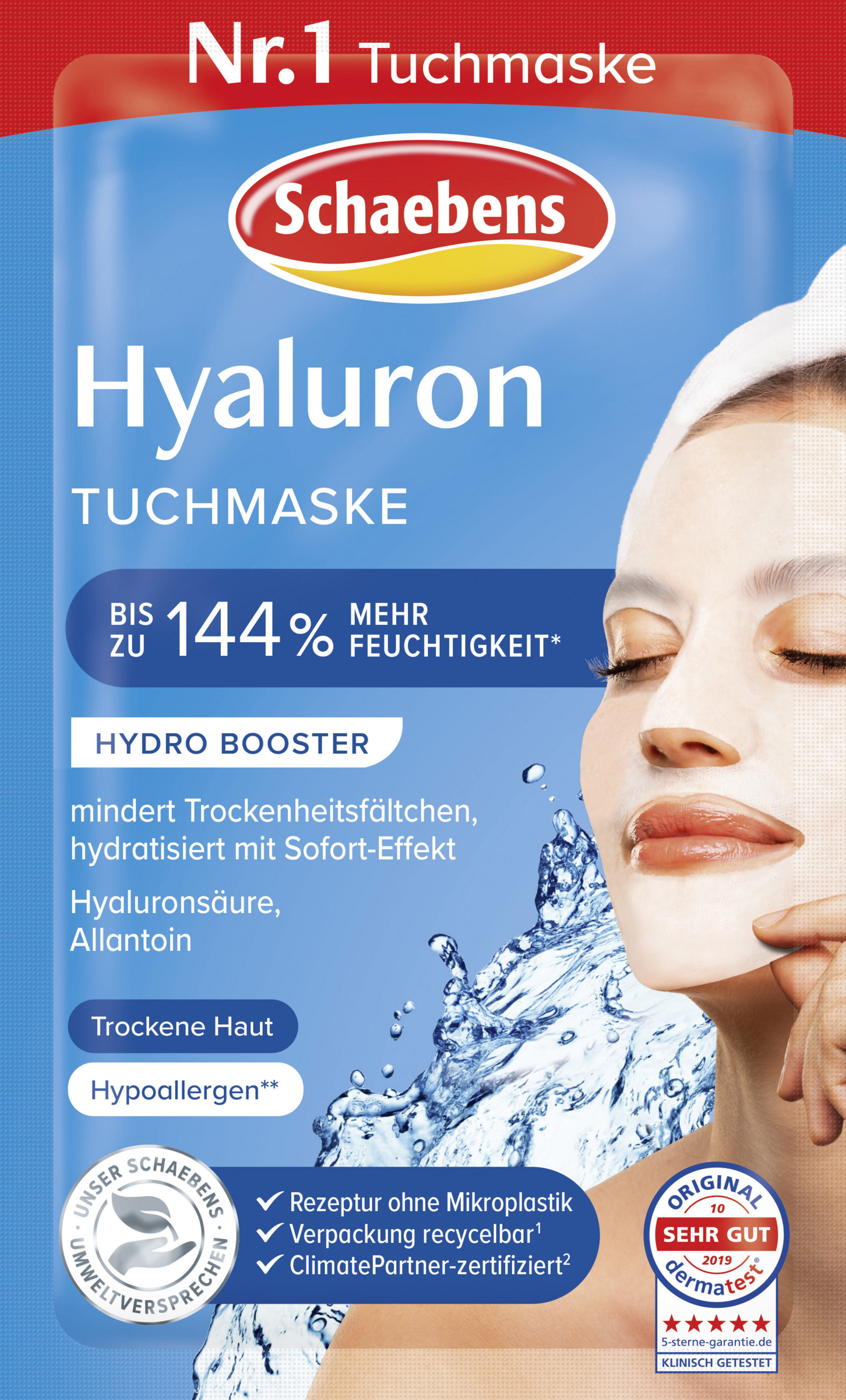 Schaebens Hyaluron Tuchmaske